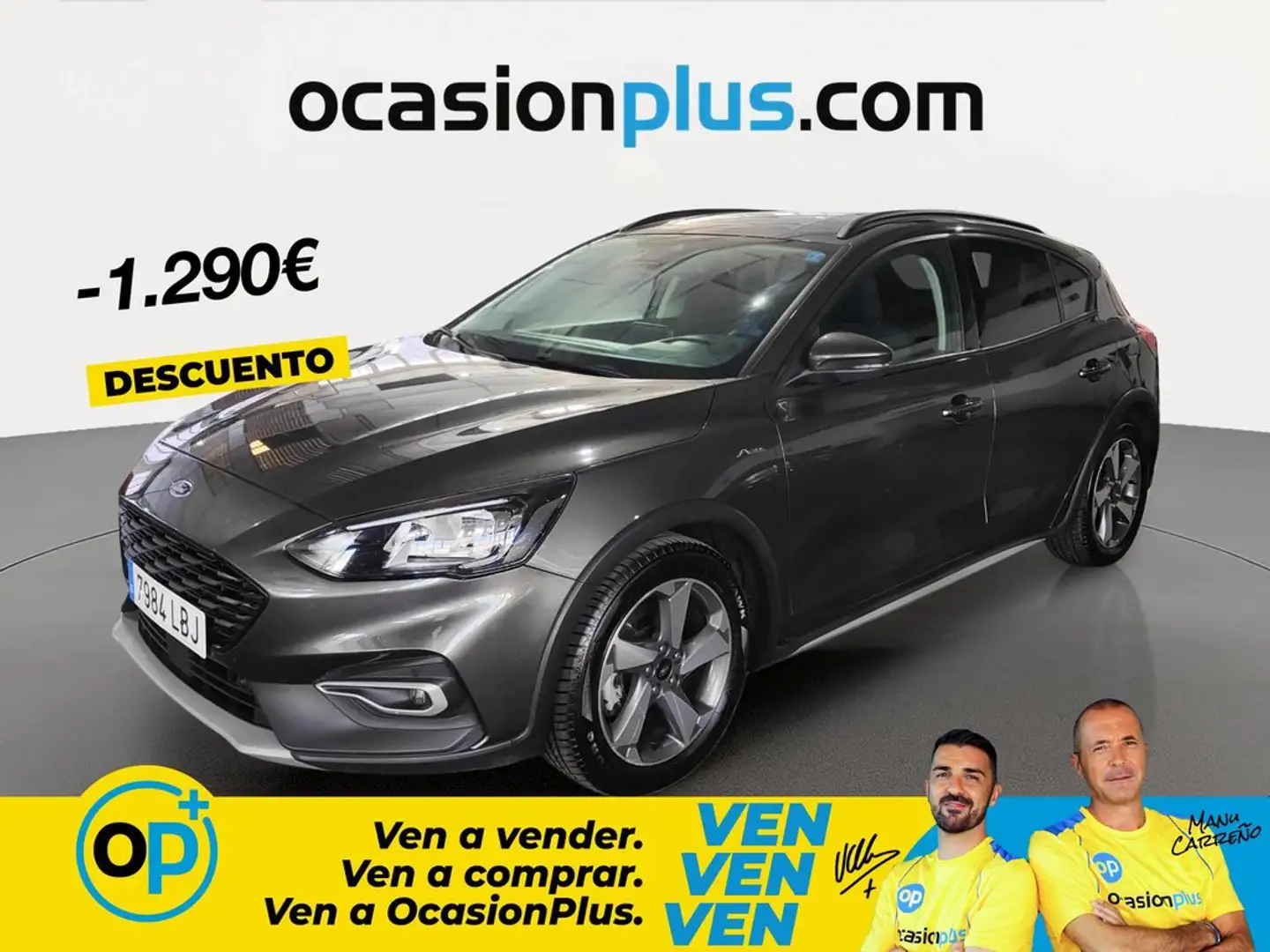 Ford Focus 1.0 Ecoboost Active 125 Gris - 1