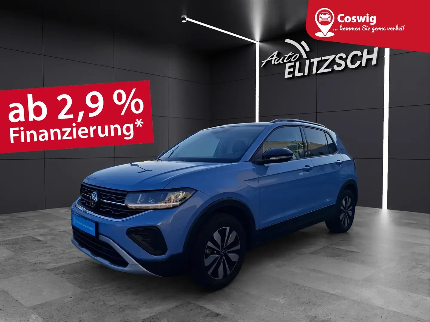 Volkswagen T-Cross TSI Goal LED Navi AID ACC RFK SH LM Blau - 1