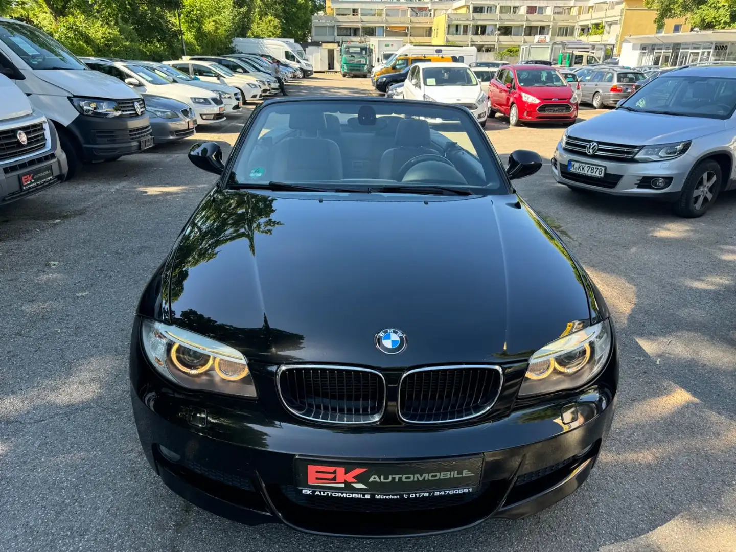 BMW 120 Baureihe 1 Cabrio 120d M Paket Schwarz - 2
