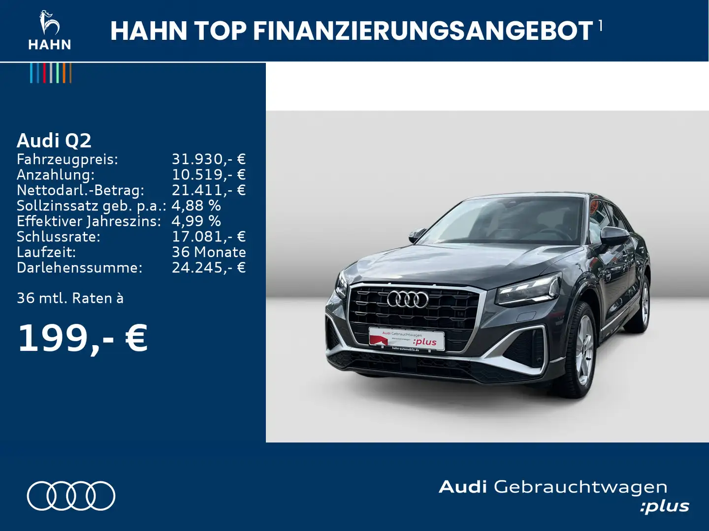 Audi Q2 35 TFSI S line Smartphone Interface Grau - 2