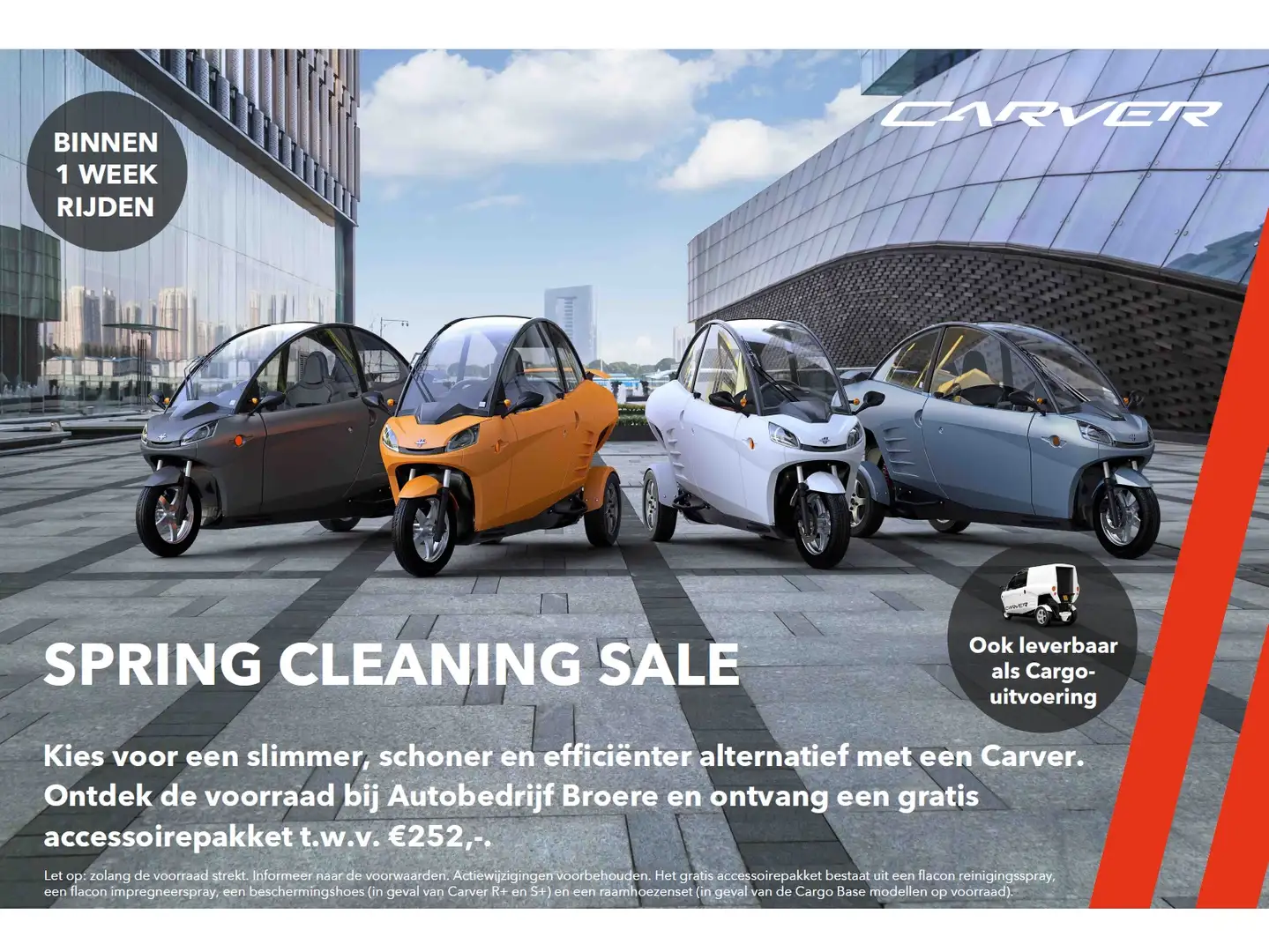 Carver Cargo Base 45km/u 5,4 kWh *nieuw* | SPRING CLEANING SALE White - 2