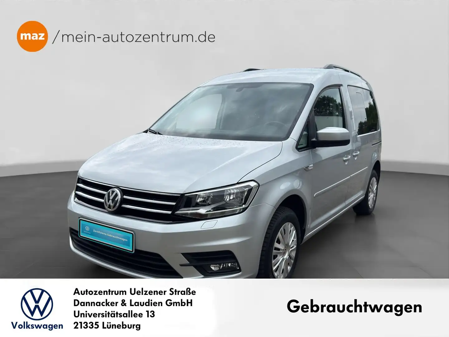 Volkswagen Caddy 2.0 TDI Comfortline Alu AHK Navi PDC Sitzhei Zilver - 1