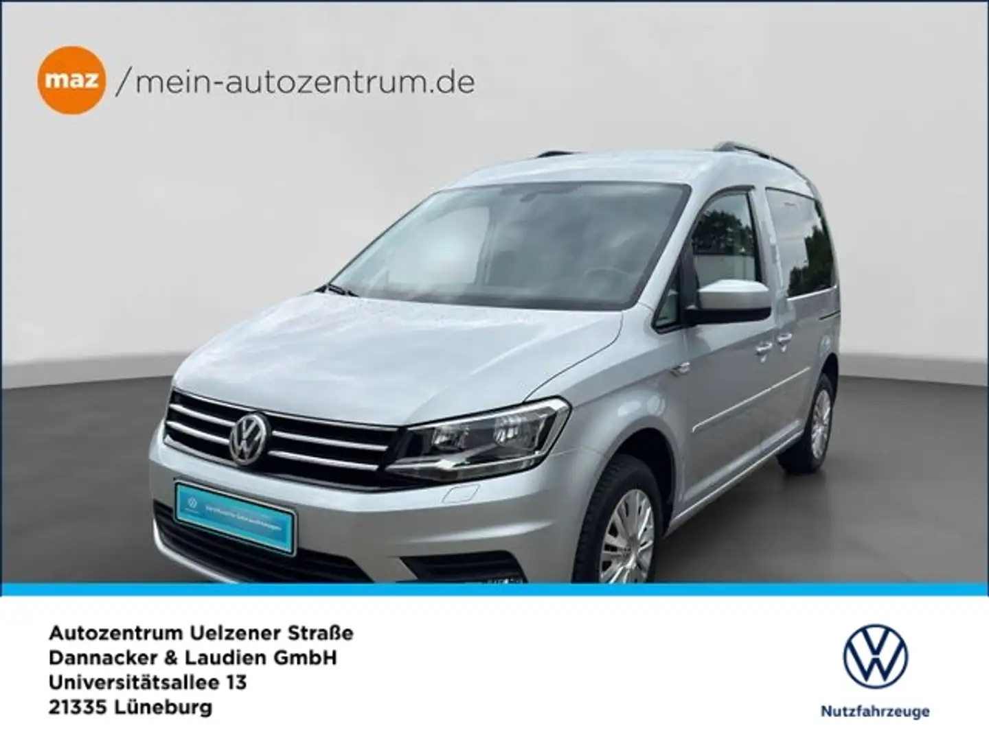 Volkswagen Caddy 2.0 TDI Comfortline Alu AHK Navi PDC Sitzh Argent - 1