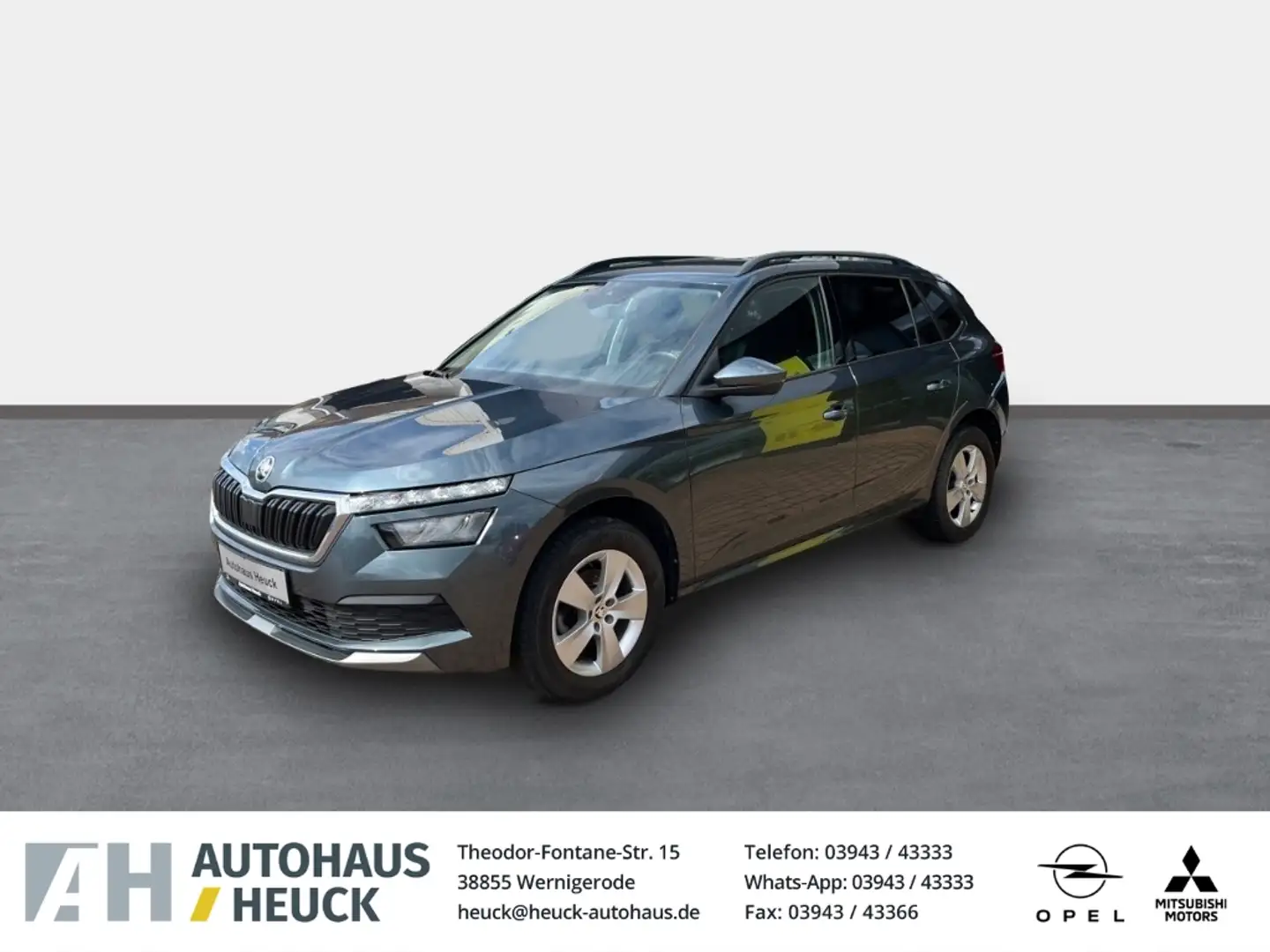 Skoda Kamiq Ambition 1.0 TSI EU6d-T LED Sperrdiff. El. Heckkla Grau - 1