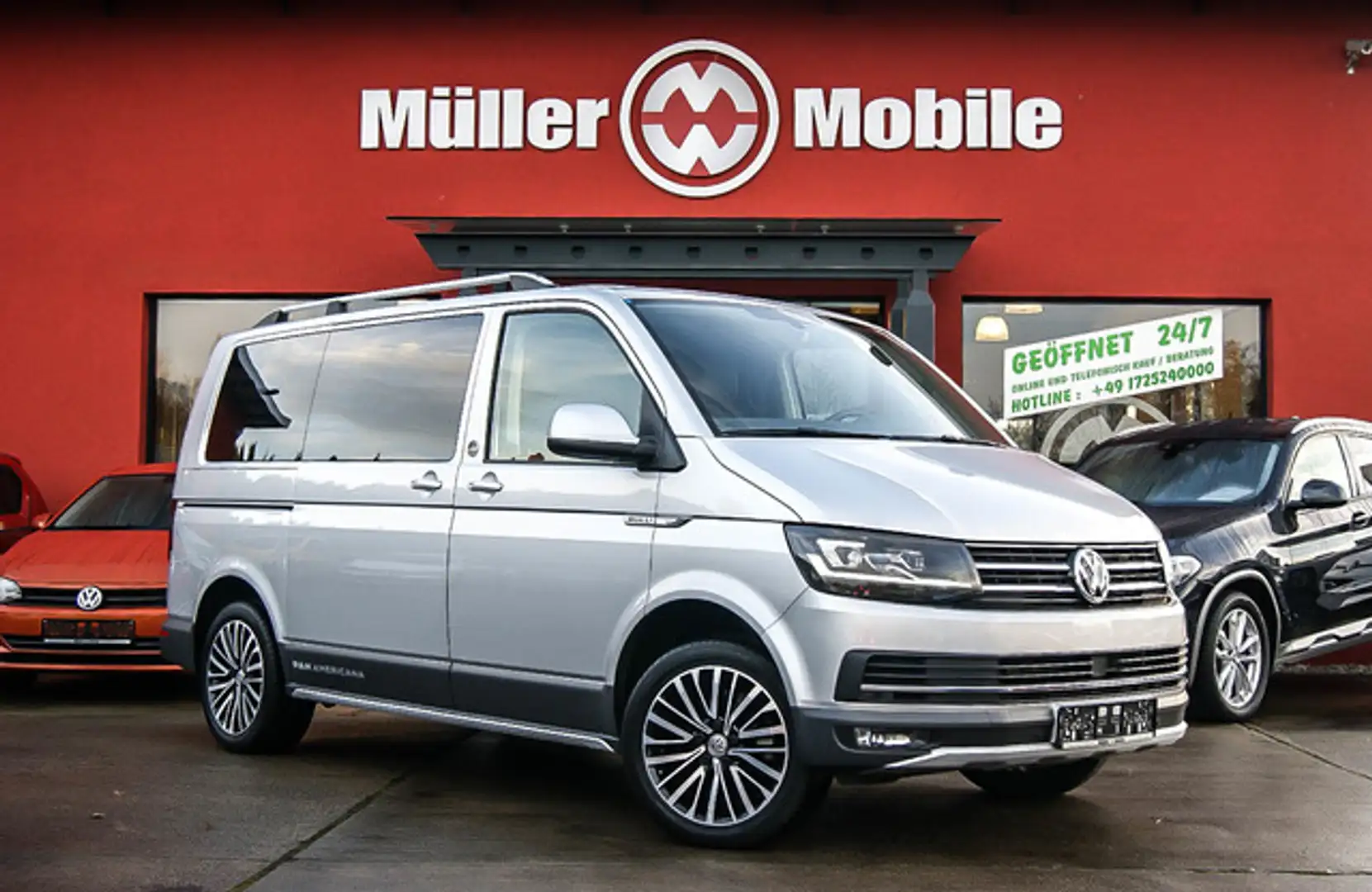 Volkswagen T6 Multivan PanAmericana 20TDI 7-SITZE LED STHZG Plateado - 1