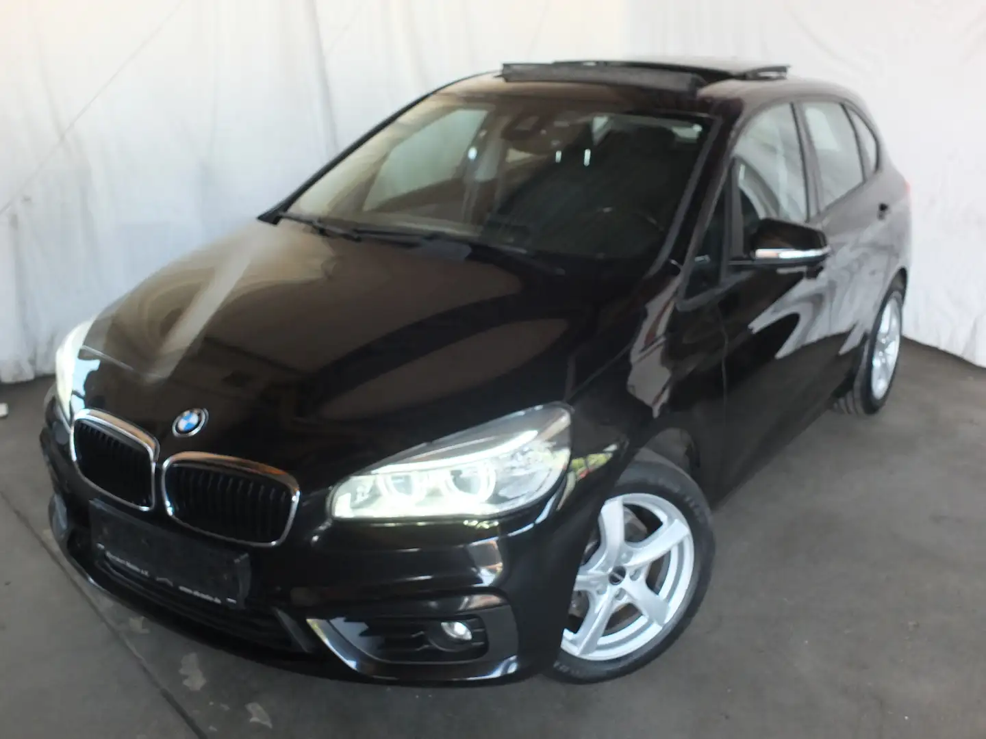 BMW 218 NAVI PANORAMADACH AHK PDC SHZ LED Negro - 1