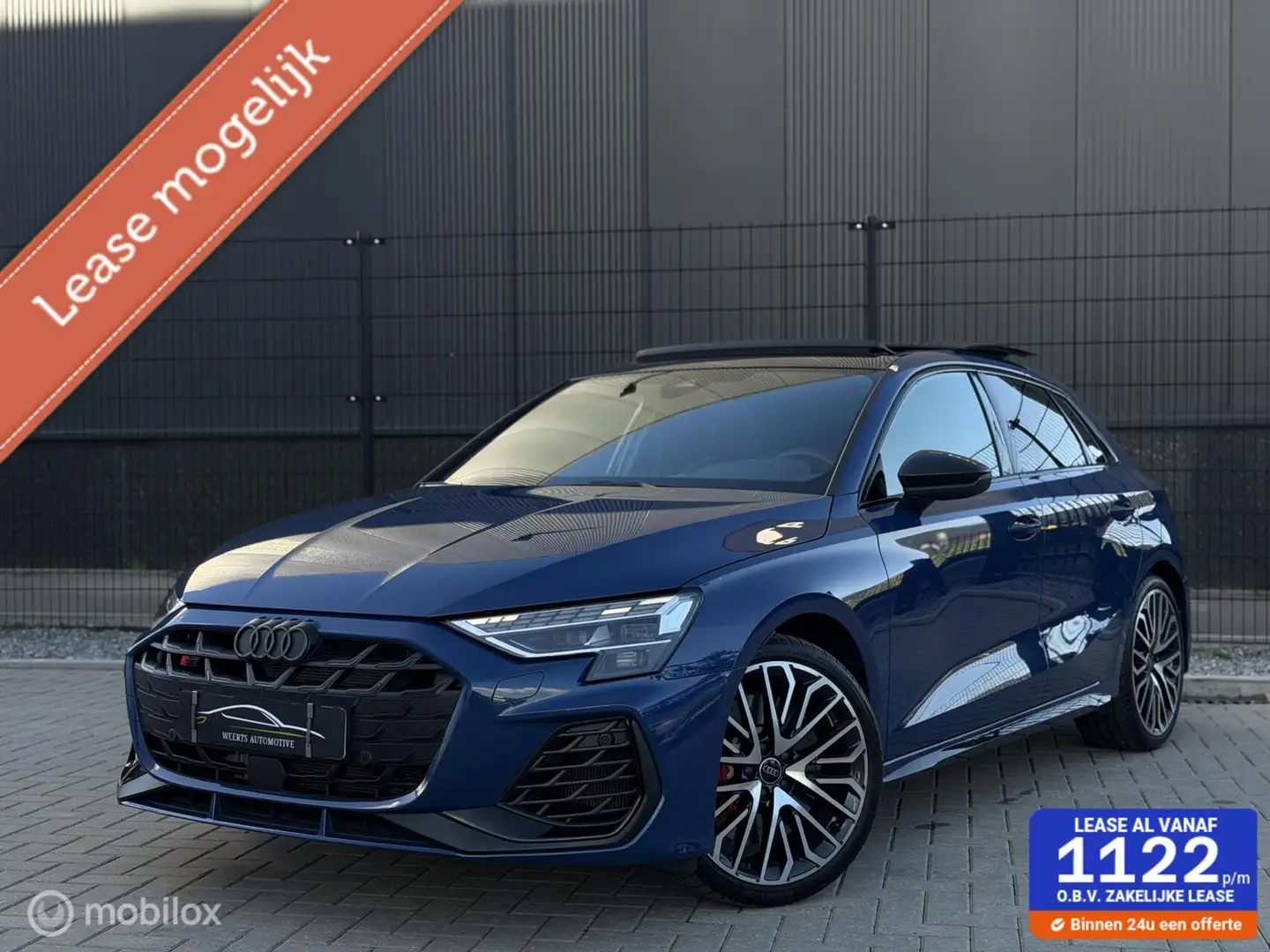 Audi S3 2.0 TFSI SPORTBACK TFSI QUATTRO NIEUW|BOMVOLLE AUT Blauw - 1
