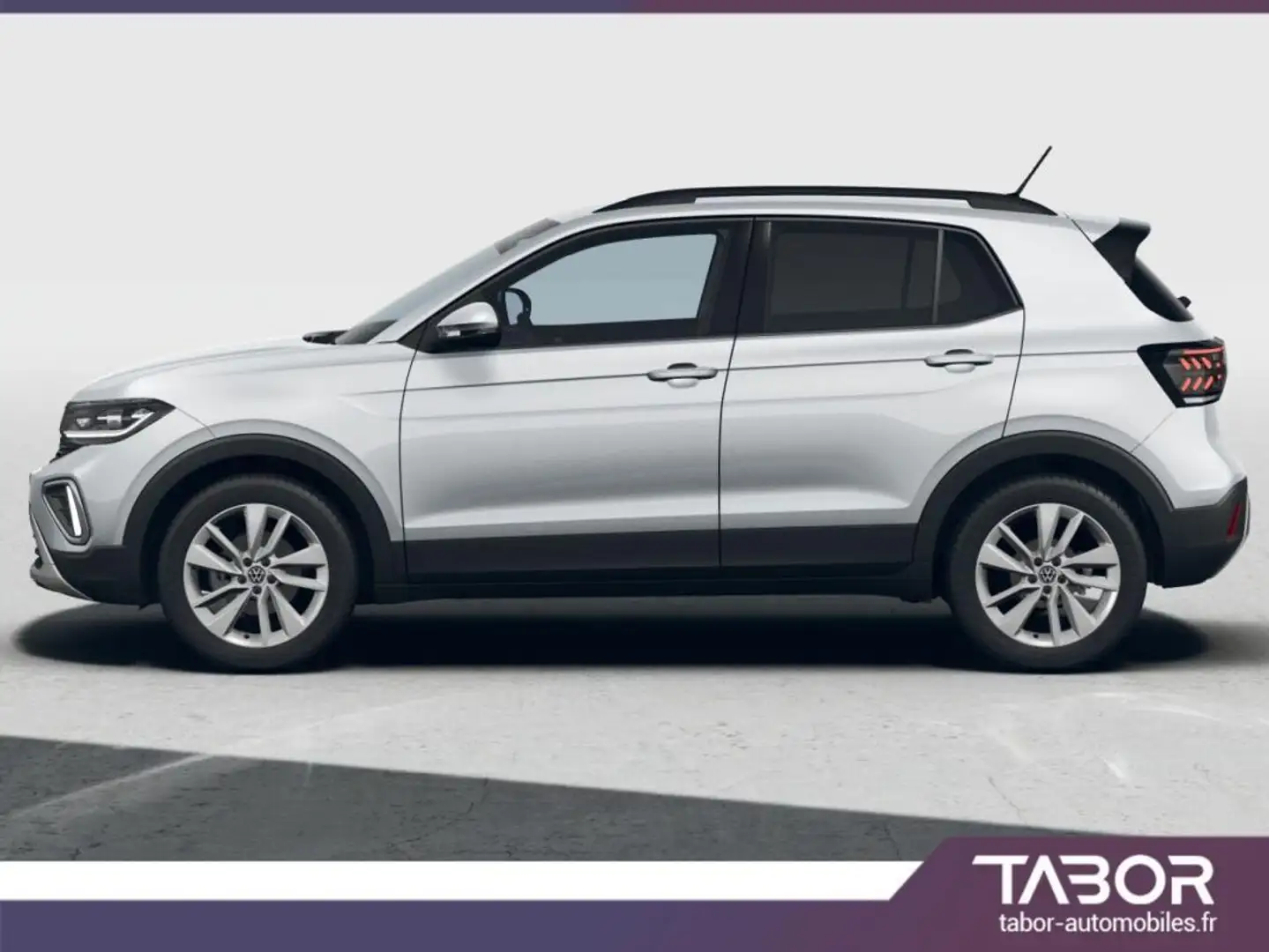 Volkswagen T-Cross 1.0 TSI 115 DSG IQ.Light 17p Argent - 2