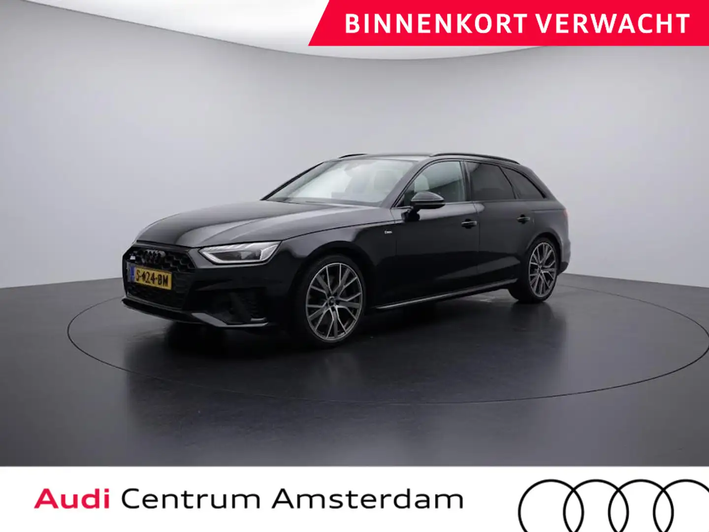 Audi A4 Avant 35 TFSI S edition 150 pk S-tronic | Verlengd Zwart - 1