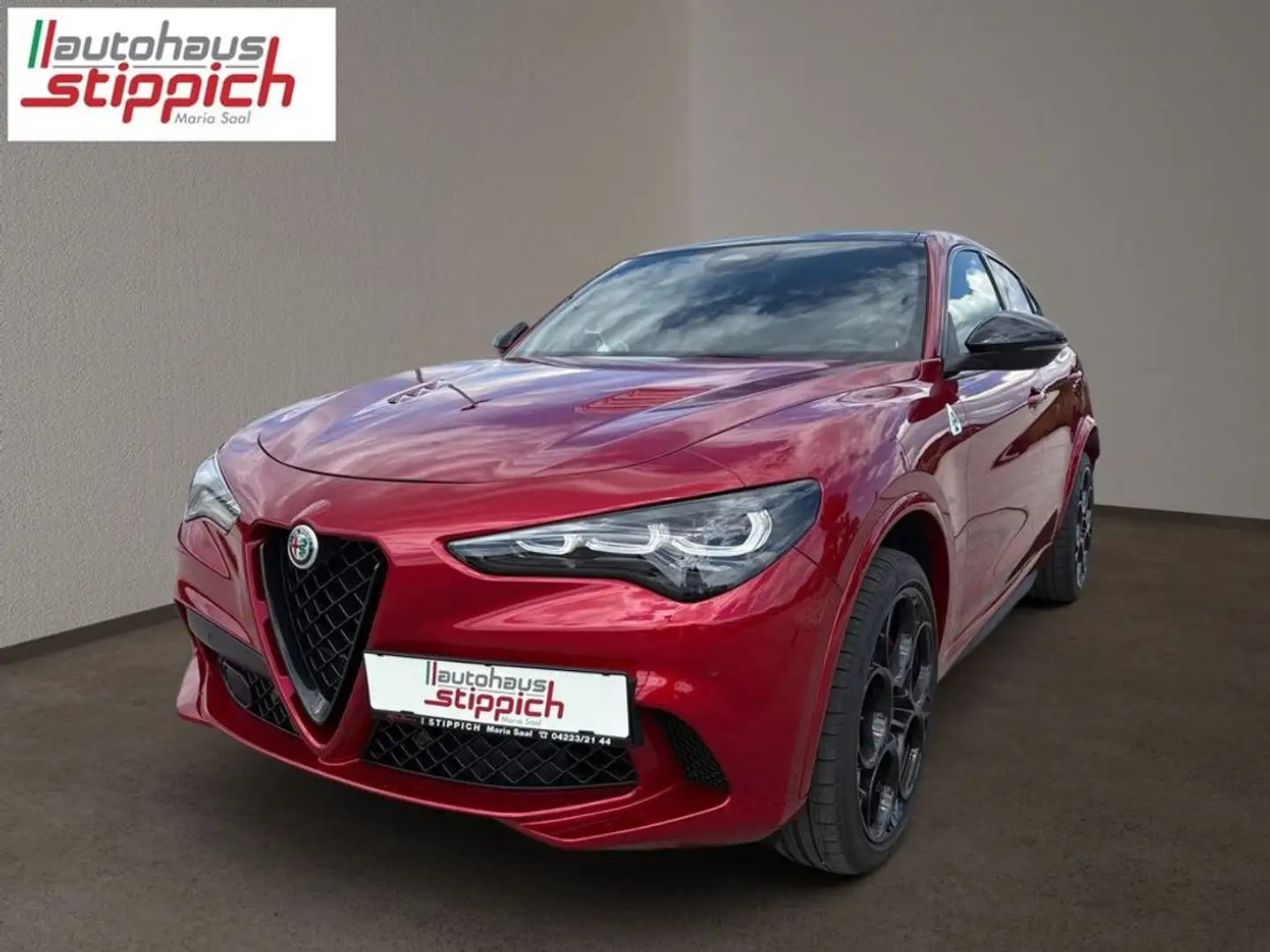 Alfa Romeo Stelvio Quadrifoglio 2.9 V6 Biturbo 520 Q4 Rouge - 1