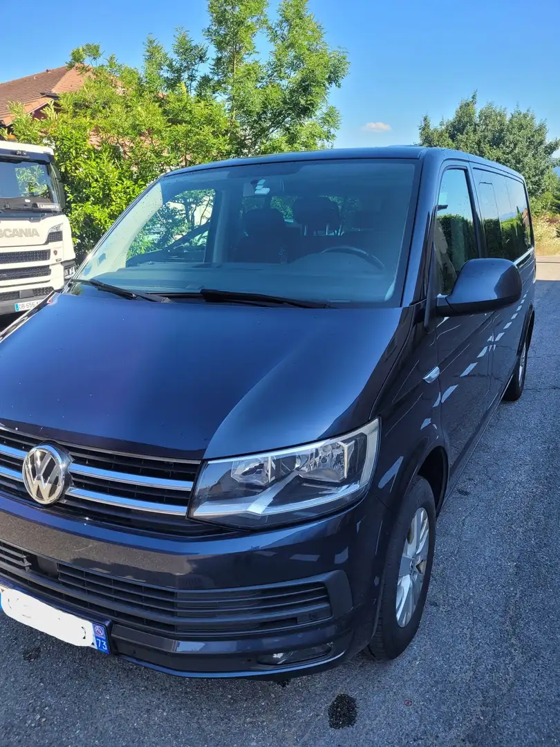 Volkswagen T6 Caravelle Caravelle 2.0 TDI 150 BMT Longue DSG7 4Motion Bleu - 2
