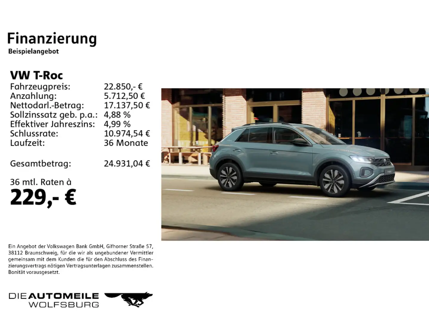 Volkswagen T-Roc 1.0 TSI Goal LED/ACC Blau - 2