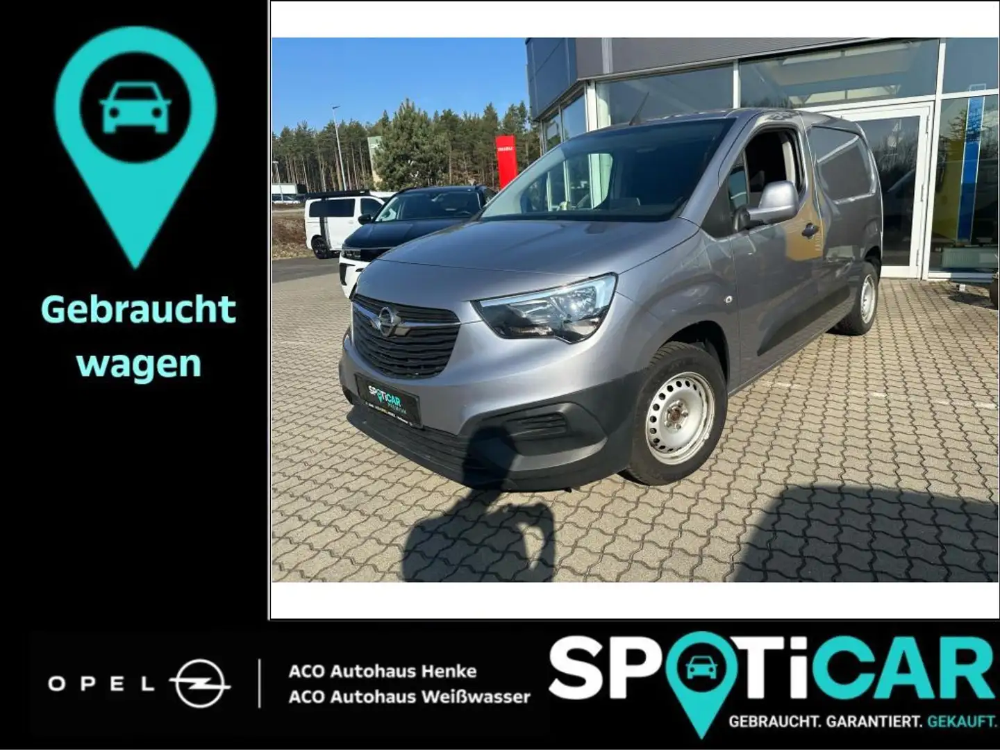 Opel Combo Cargo 1.2 DIT Edition Silber - 1