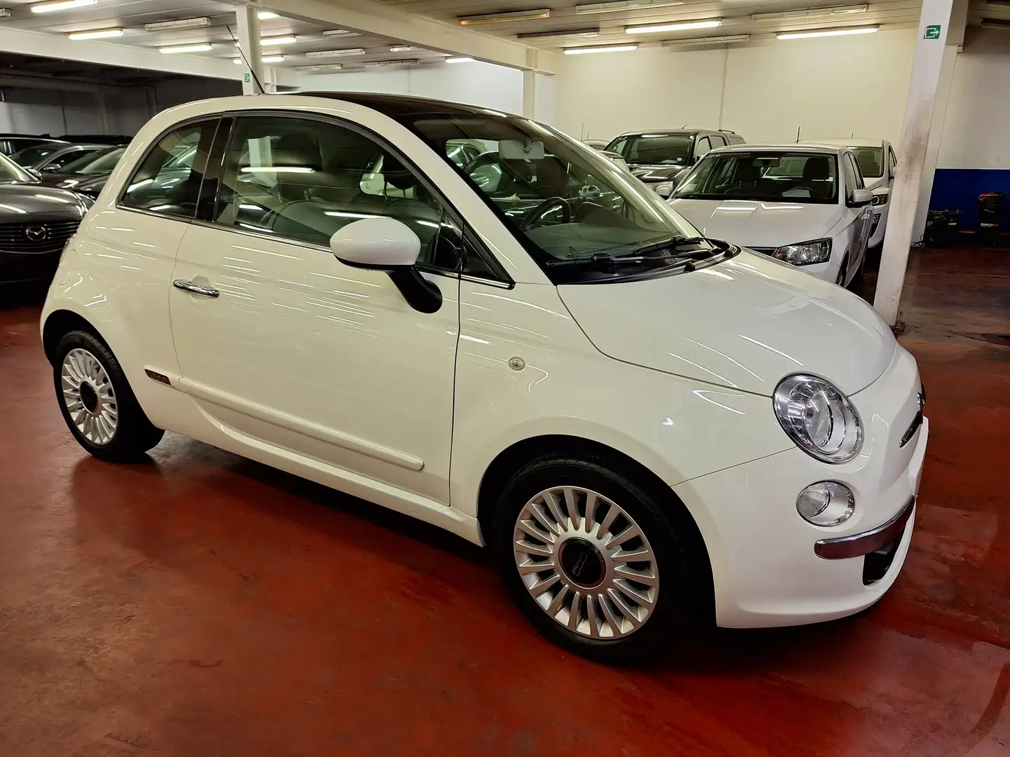 Fiat 500 1.2i Lounge PUR-02 Stop Blanc - 1