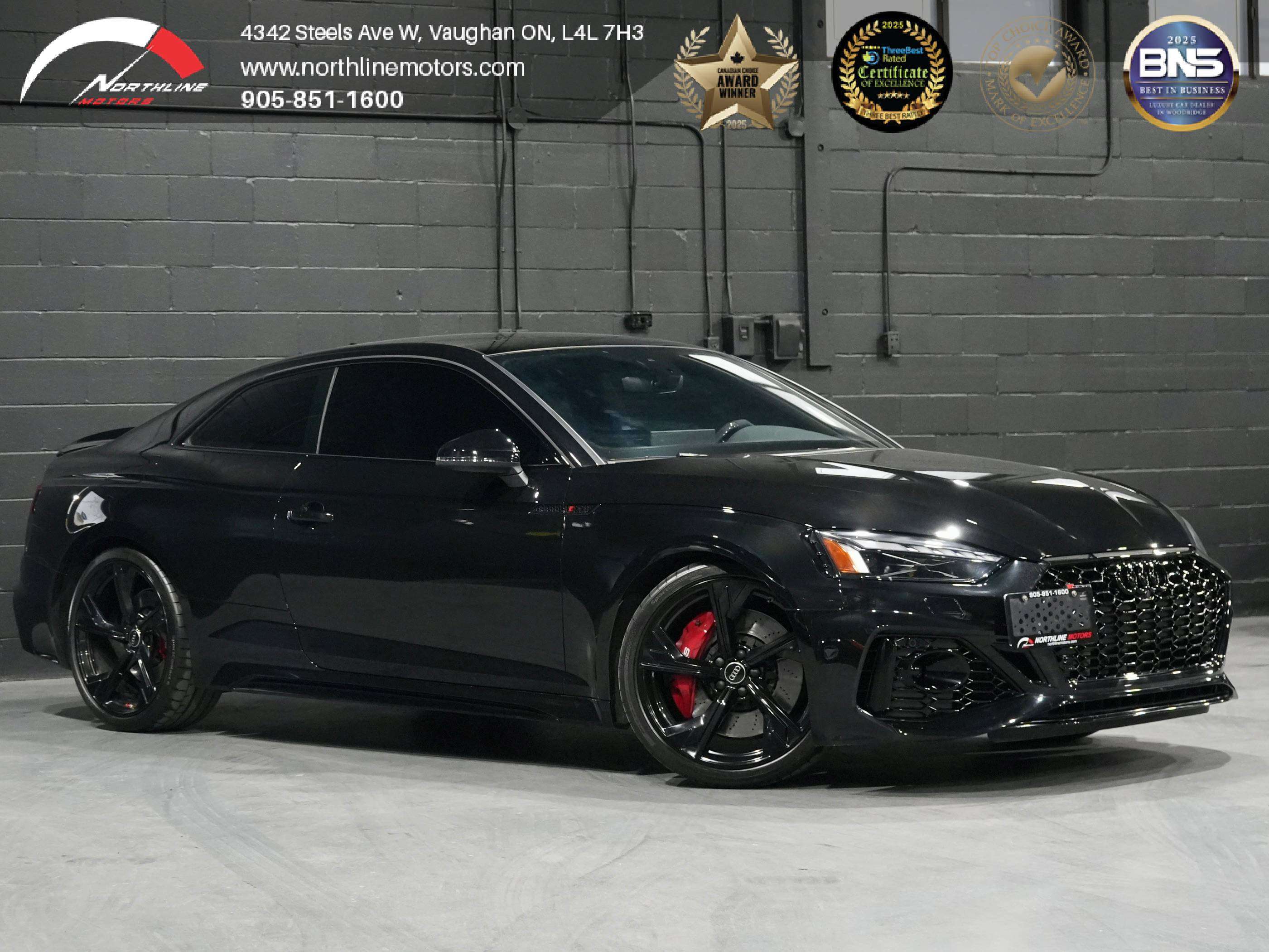 Black 2024 Audi RS 5 Coupe All-Wheel Drive Automatic