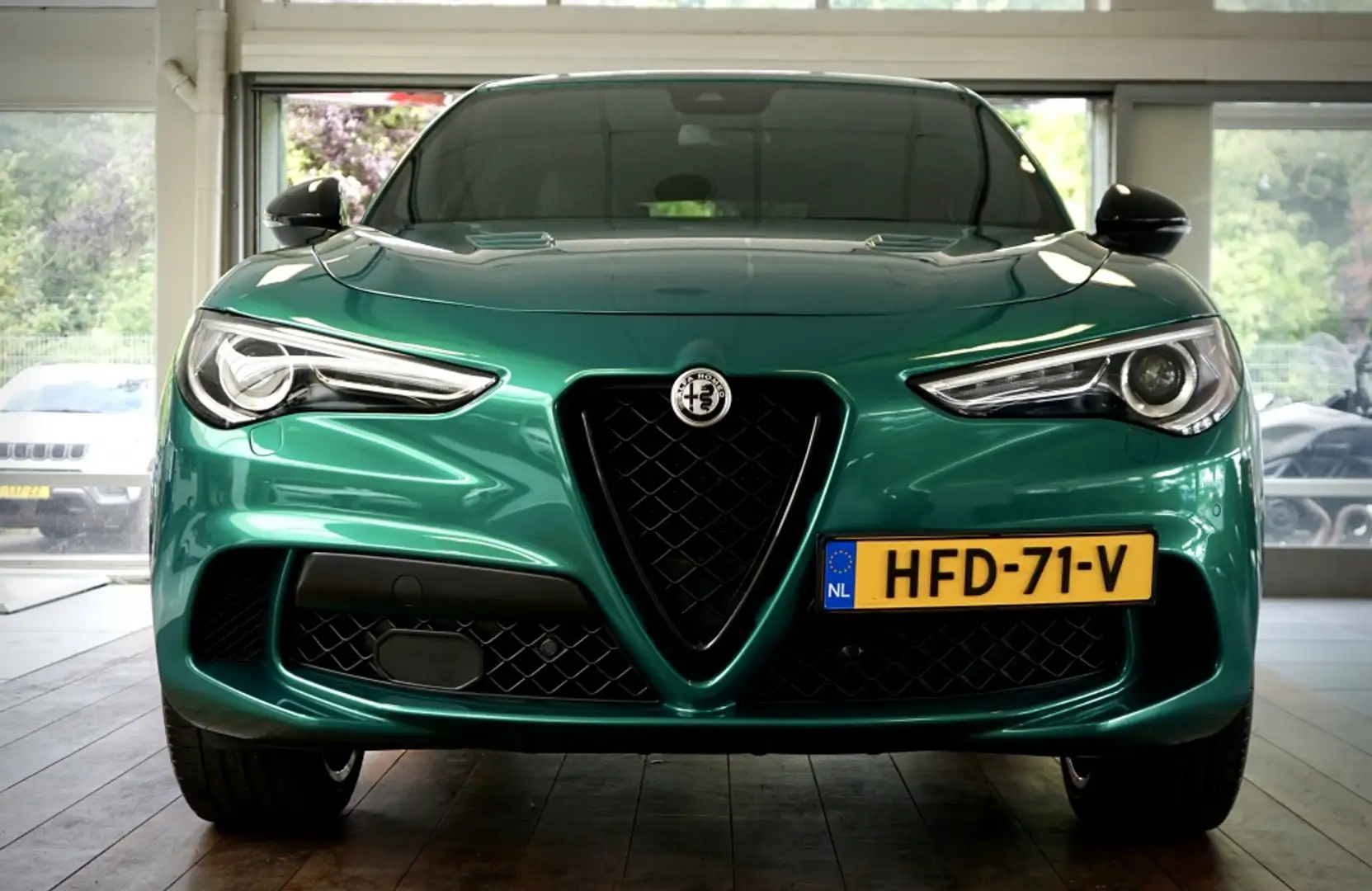 Alfa Romeo Stelvio 2.9 V6 AWD Quadrifiglio 510 pk | Carbon | | unieke Groen - 2