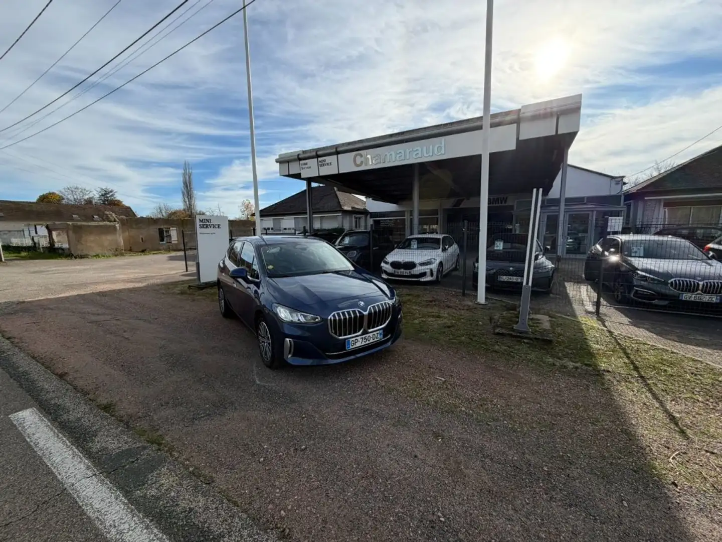 BMW 218 2 218d 150ch Luxury DKG7 Bleu - 1