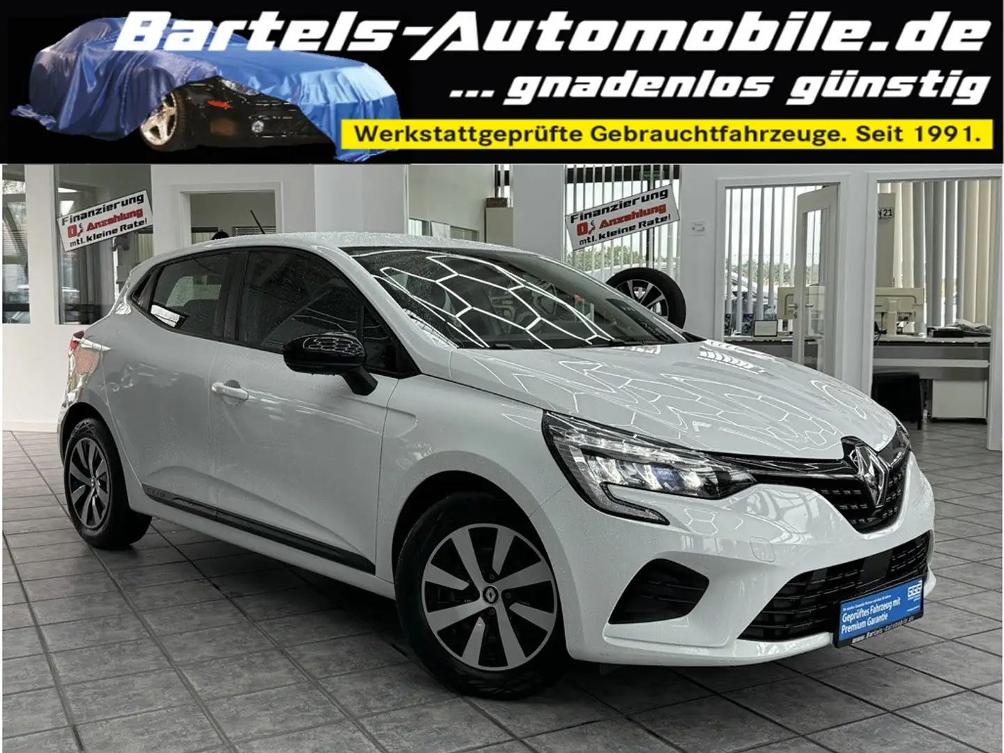 Renault Clio 1.0 SCe Equilibre, 1.Hand, LED, DAB, Klima Weiß - 1