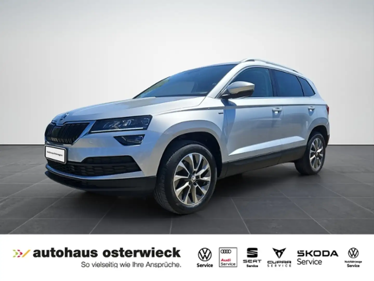 Skoda Karoq 2.0 TDI Clever 4x4 Navi Sitzheizung Silber - 1