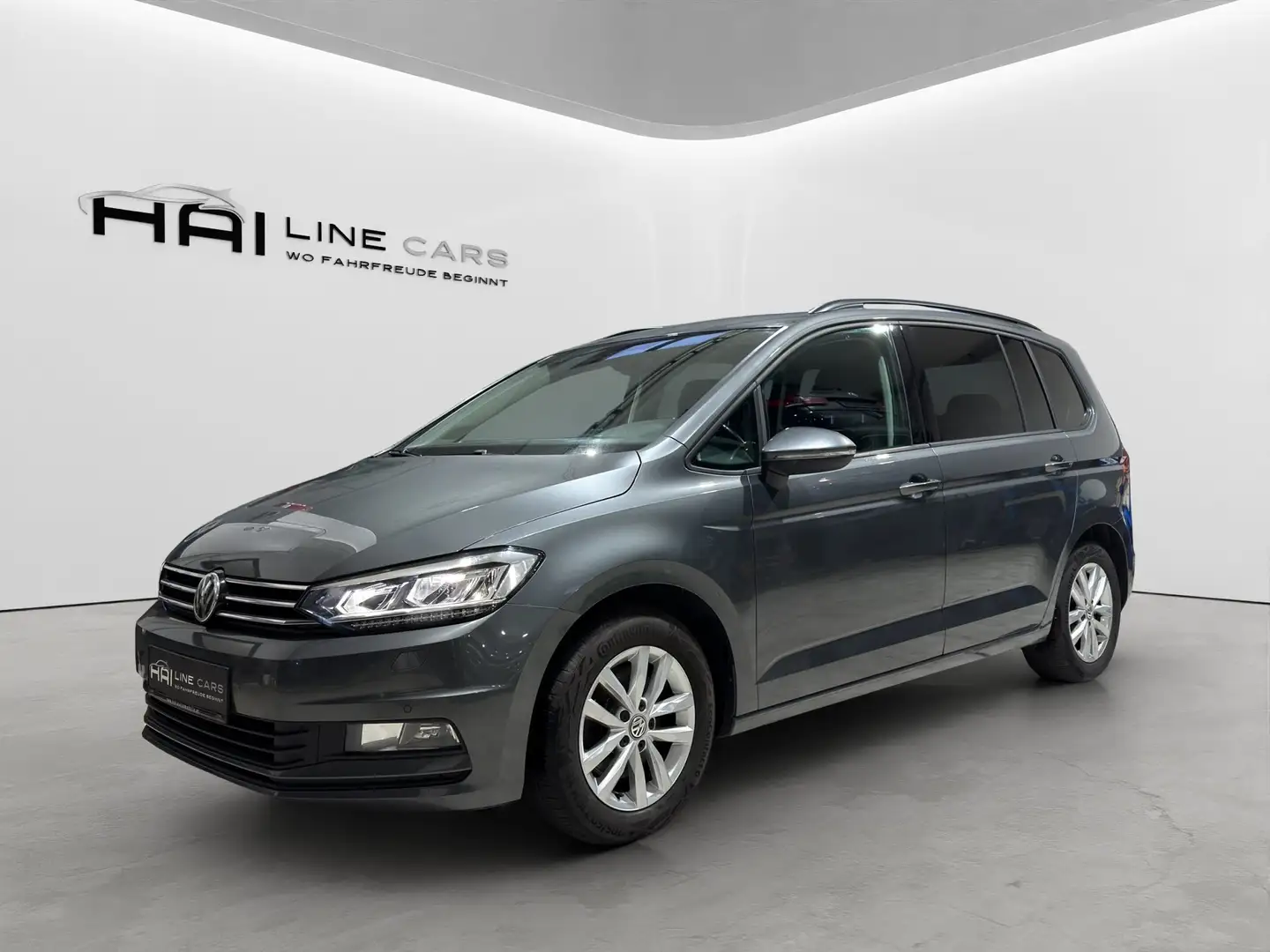 Volkswagen Touran 2,0 TDI DSG | LED | Navi | ACC | Erstbesitz | Grau - 1