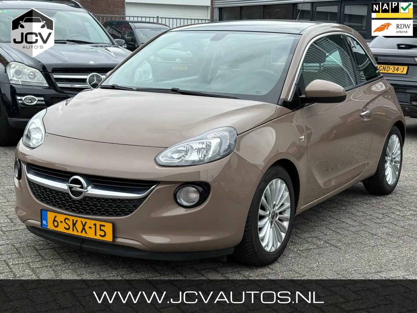 Opel Adam 1.4 Glam PANO/ECC/PDC/APK/NAP Beige - 1