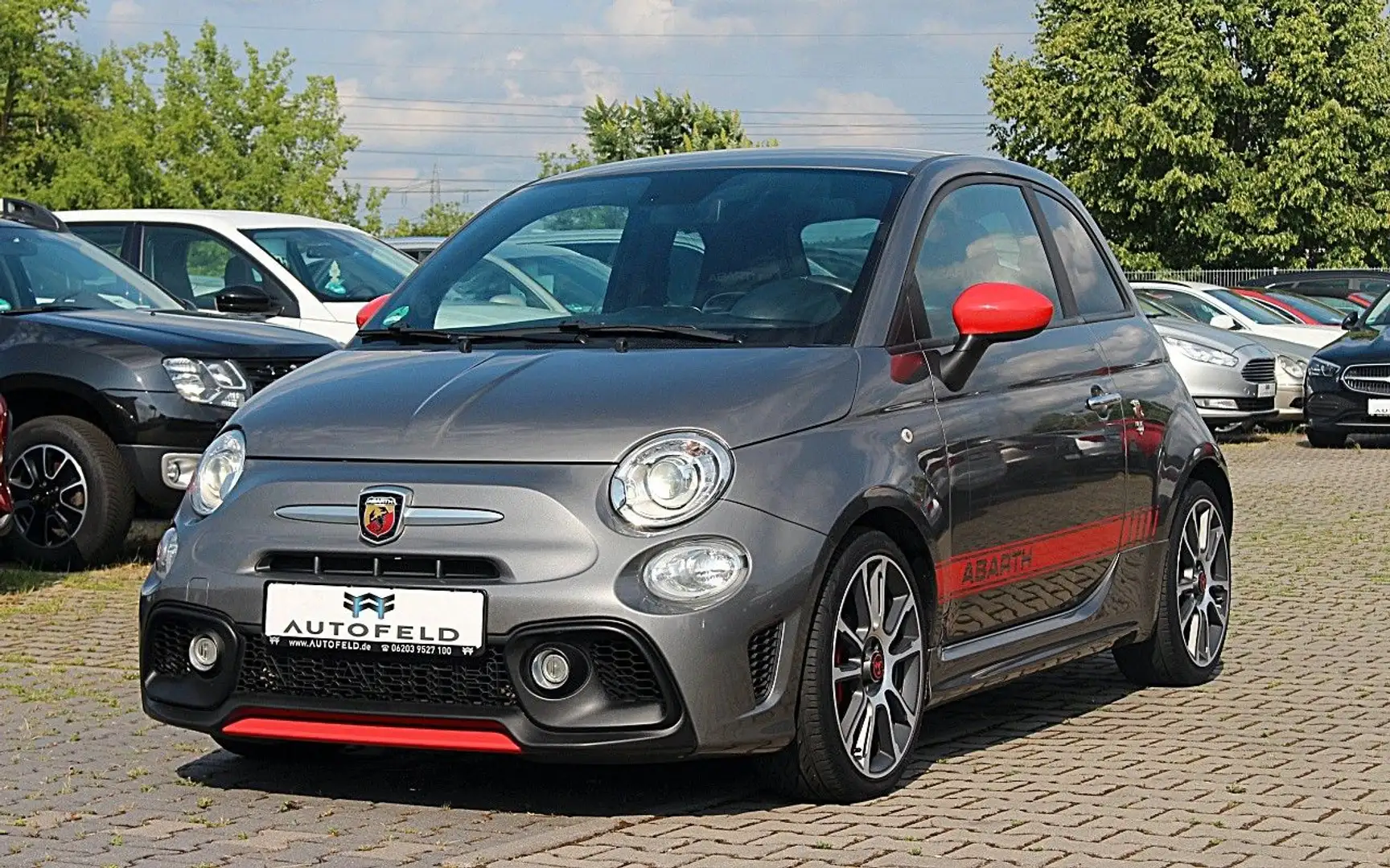 Abarth 595 Turismo 1.4/1.HAND/VOLLSHEFT/8FACH/NAVI Gris - 1