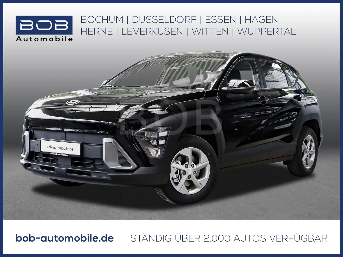 Hyundai KONA SX2 1.6 T-GDi Select NAVI SHZ PDC BT Noir - 1