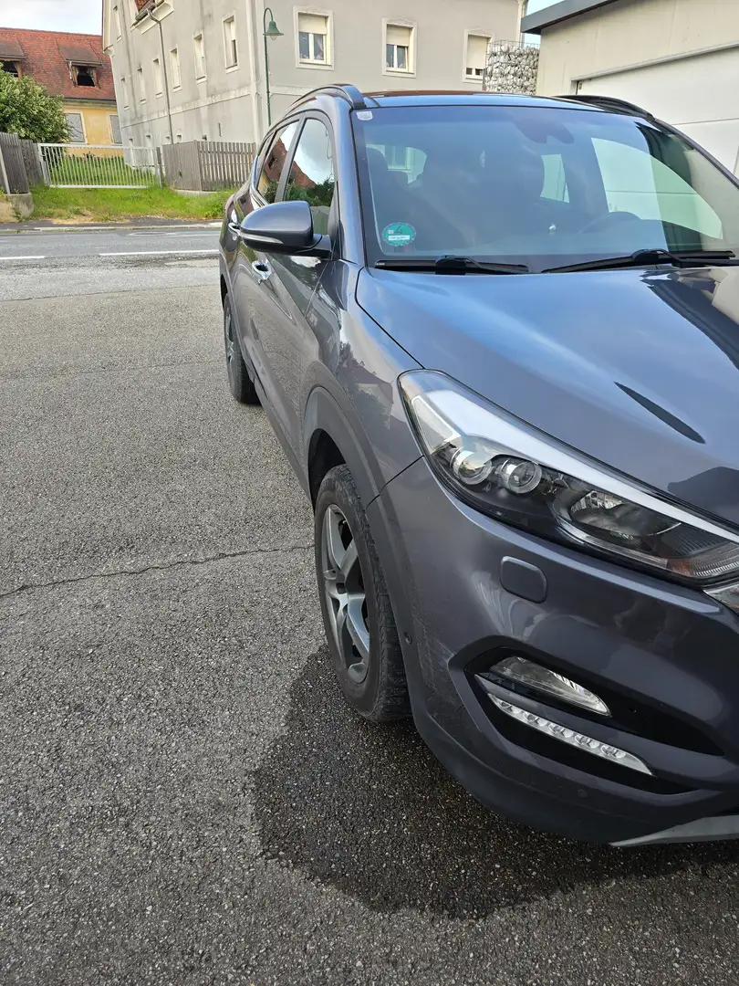 Hyundai TUCSON 1,7 CRDI Start-Stopp Premium blue DCT Aut. Grau - 2