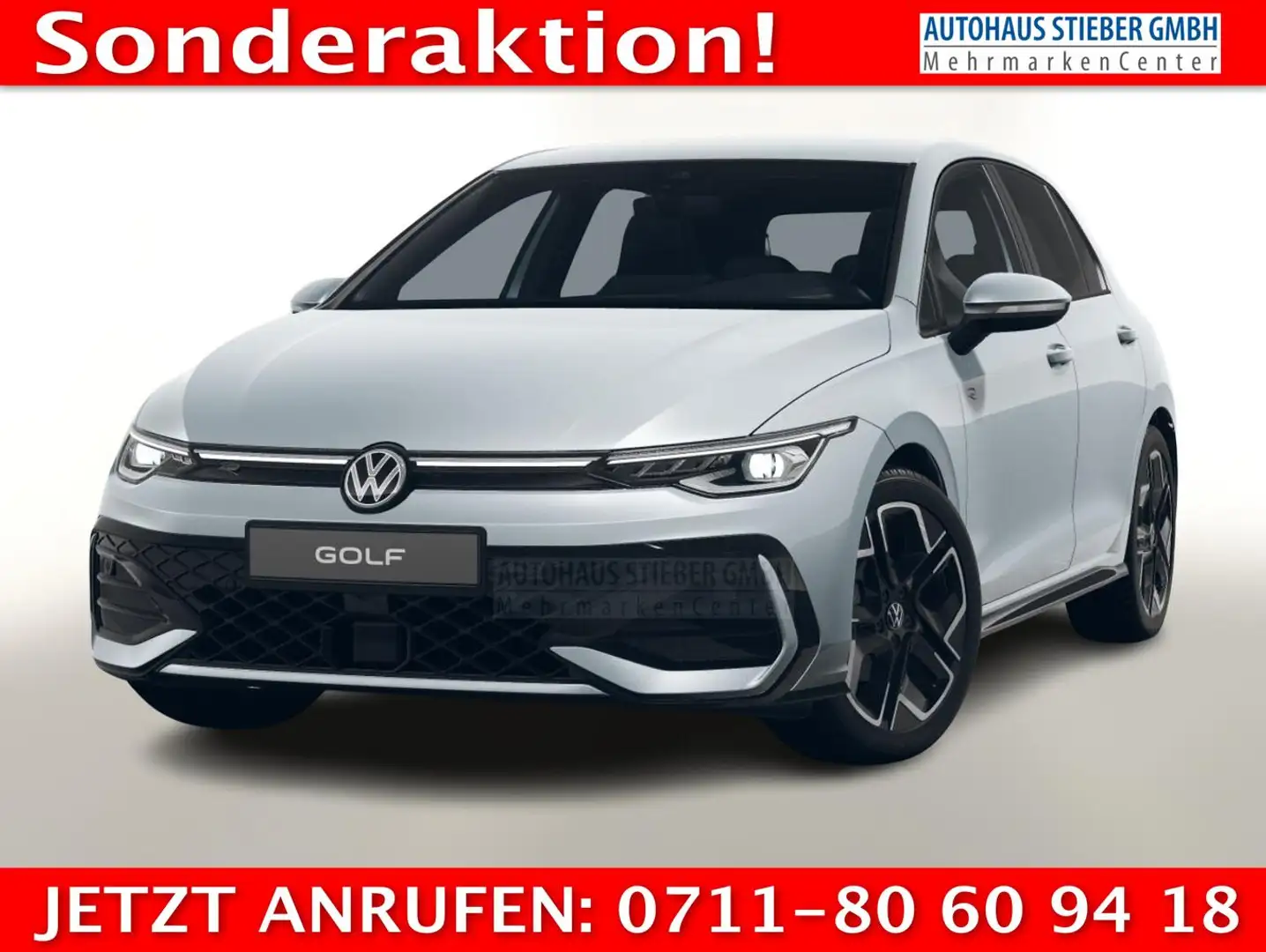 Volkswagen Golf R-Line 8 1.5 eTSI 115 DSG MY25 LED+ Keyl 85 kW ... Ezüst - 1