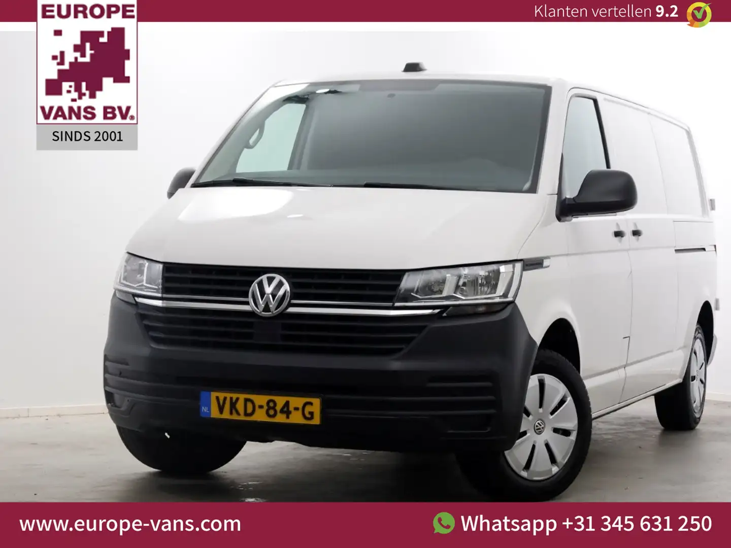 Volkswagen T6.1 Transporter 2.0 TDI 110pk Lang 2x Schuifdeur/Airco/Navi 05-202 Blanc - 1