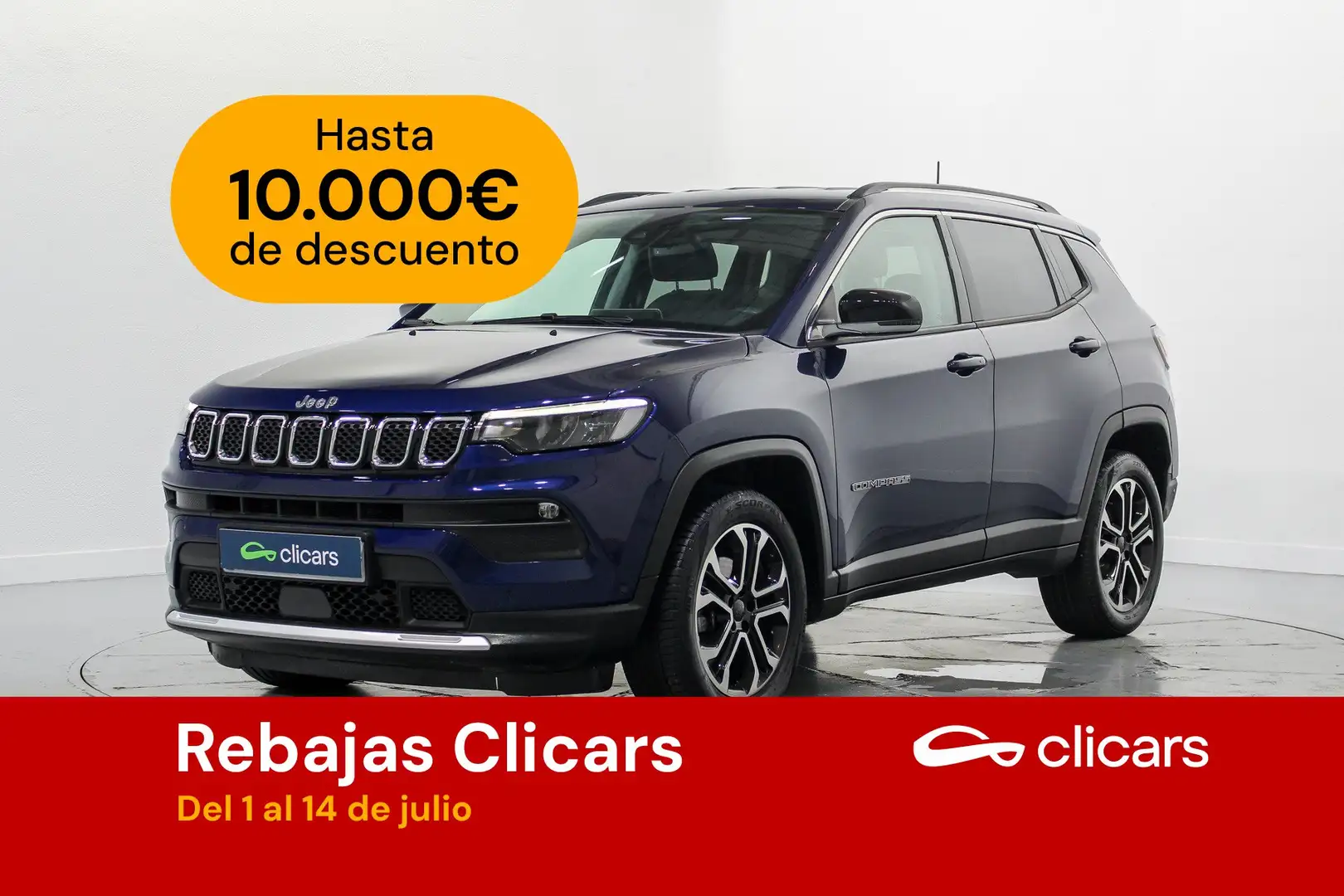 Jeep Compass 1.3 Gse T4 Limited 4x2 130 Azul - 1