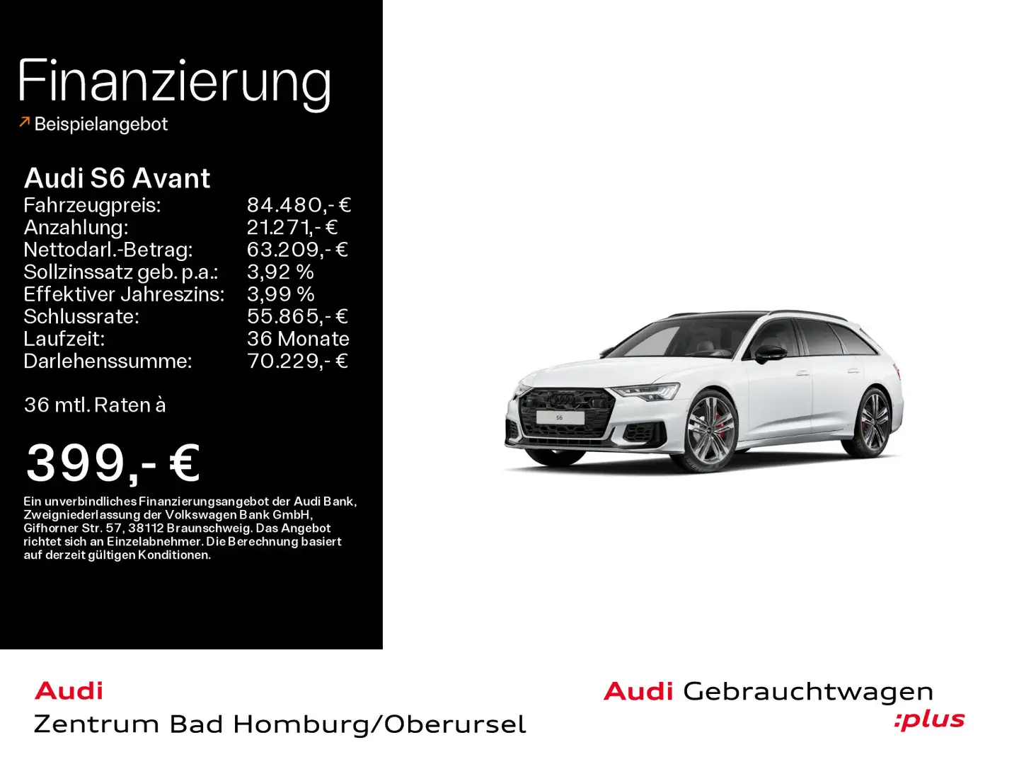 Audi S6 TDI quattro*Navi*Matrix*Alu*HUD*B&O*AHK Weiß - 1