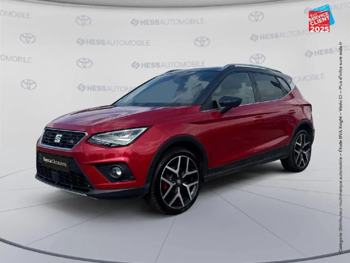 SEAT Arona 1.5 TSI 150ch ACT Start/Stop FR Euro6d-T 105g Came Rouge - 1