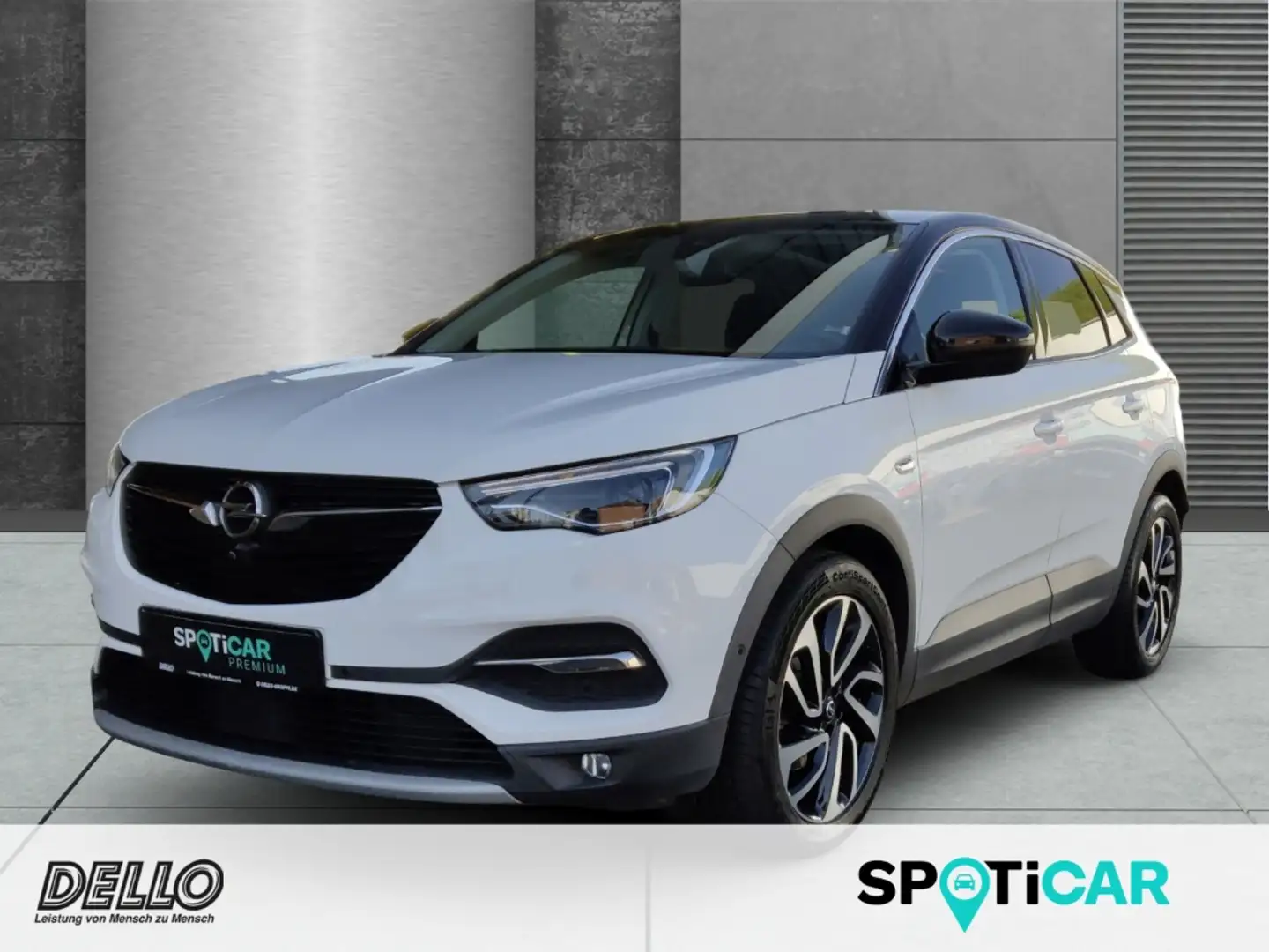 Opel Grandland X Ultimate 1.5 D AUT Panorama+ACC Navi Leder Soundsy Blanc - 1