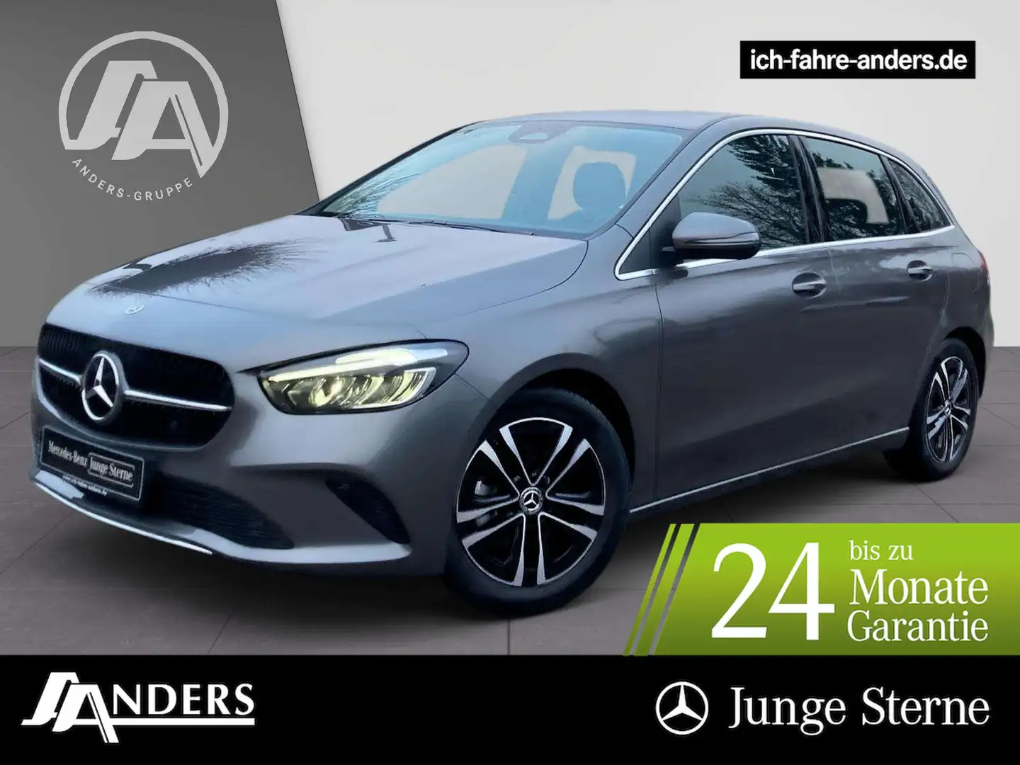 Mercedes-Benz B 180 Progressive+MBUX+LED+Kam+AHK+EASY+SHZ+PDC Grau - 1
