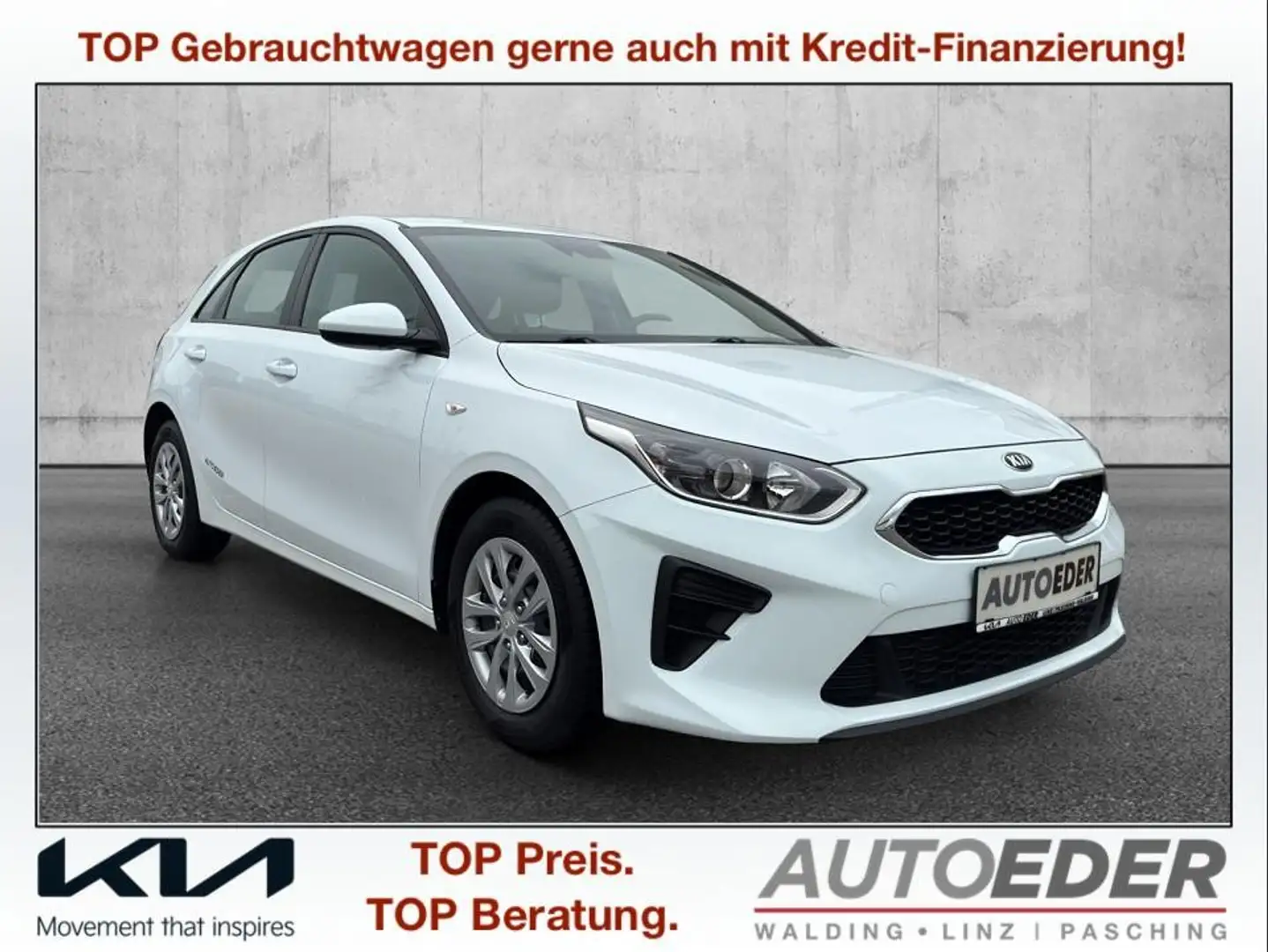 Kia Ceed / cee'd ceed 1,0 T-GDI GPF Titan Weiß - 1