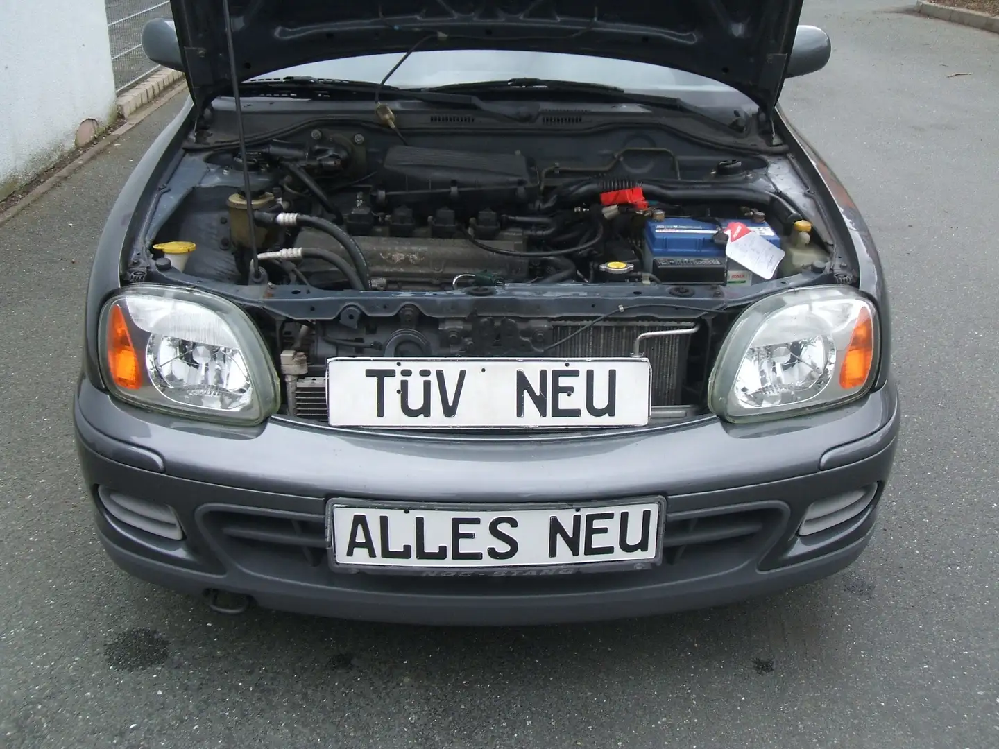 Nissan Micra 1,3*Schiebedach*4/5-TÜRIG*a.w.-TÜV-ALLES-NEU Grün - 2