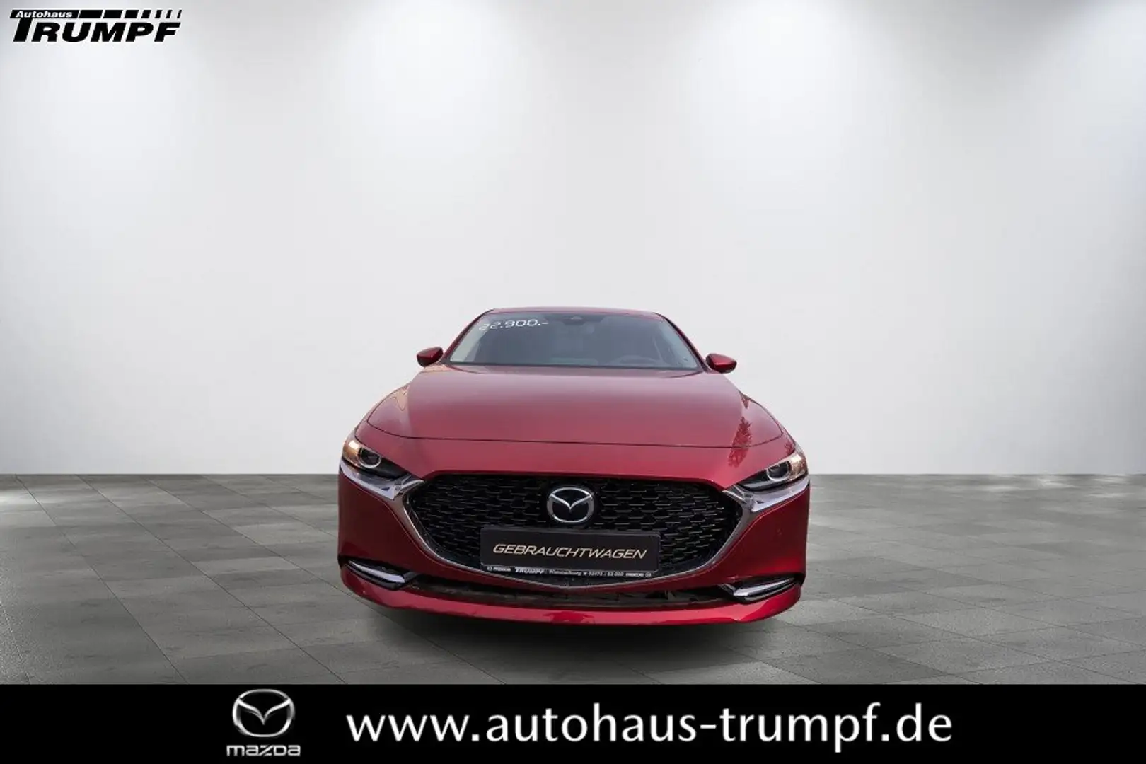 Mazda 3 FB SKYACTIV-X 2.0 M Hybrid SELECTION AZV Allwetter Rood - 2
