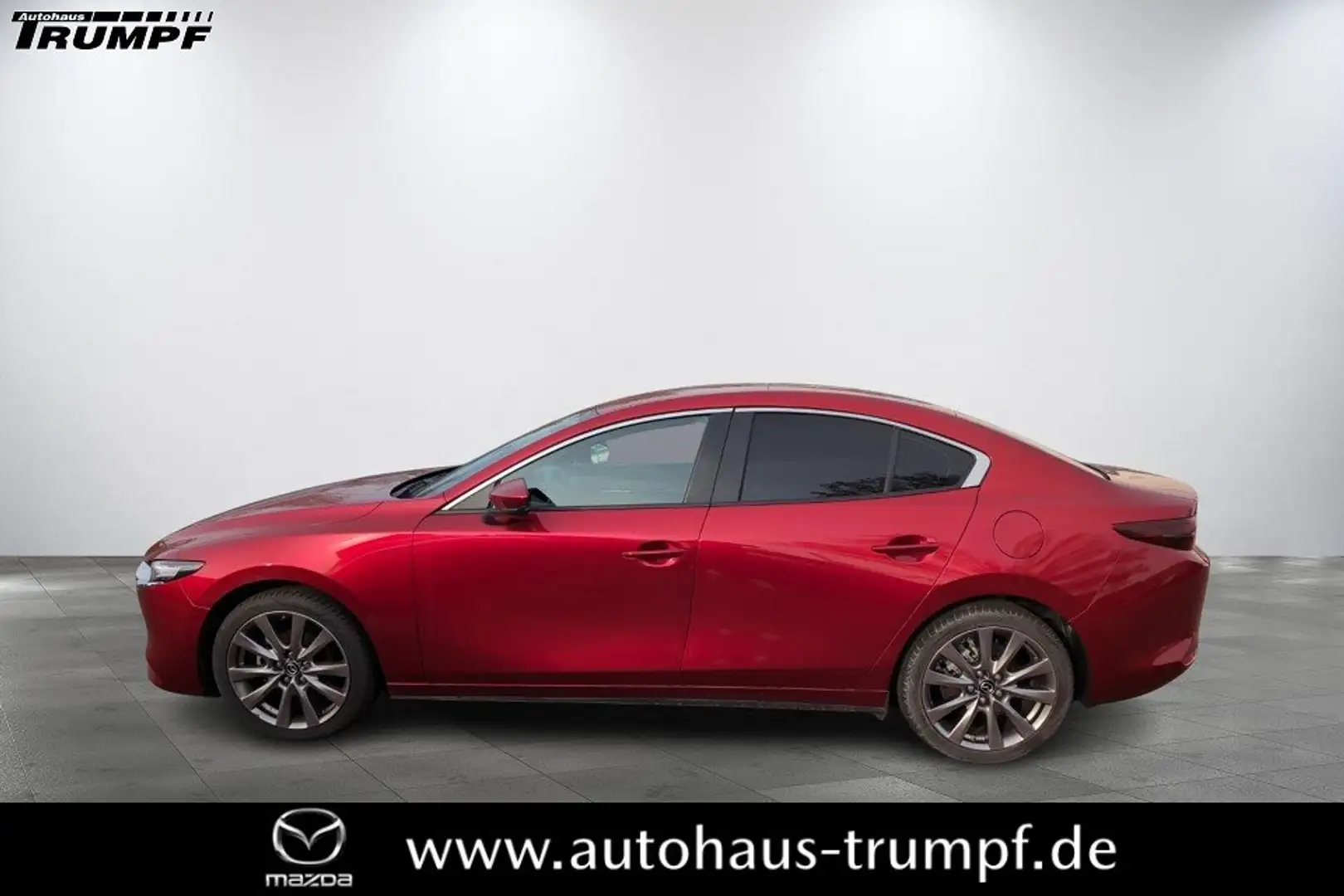 Mazda 3 FB SKYACTIV-X 2.0 M Hybrid SELECTION AZV Allwetter Rood - 1