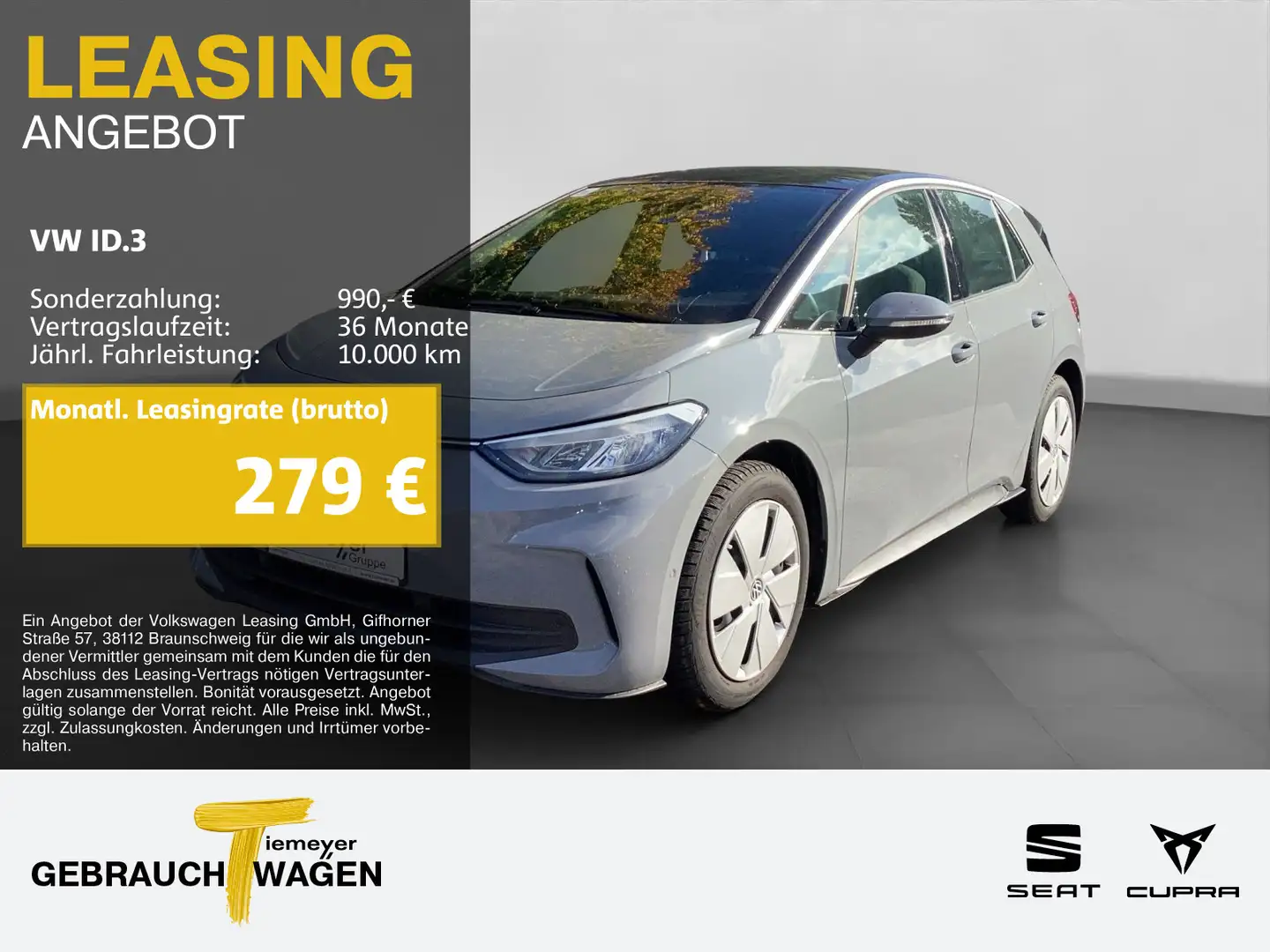 Volkswagen ID.3 PRO LM18 KAMERA ACC KEYLESS Grau - 1