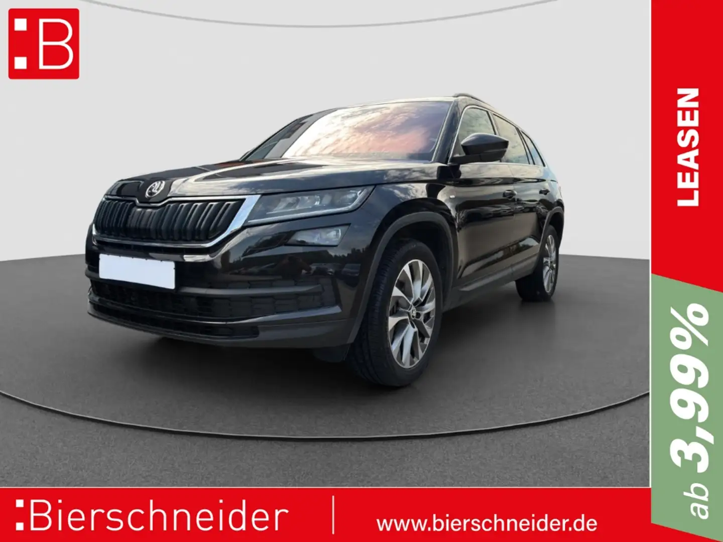 Skoda Kodiaq 2.0 TDI DSG 4x4 Clever KAMERA AHK LED NAVI Schwarz - 1