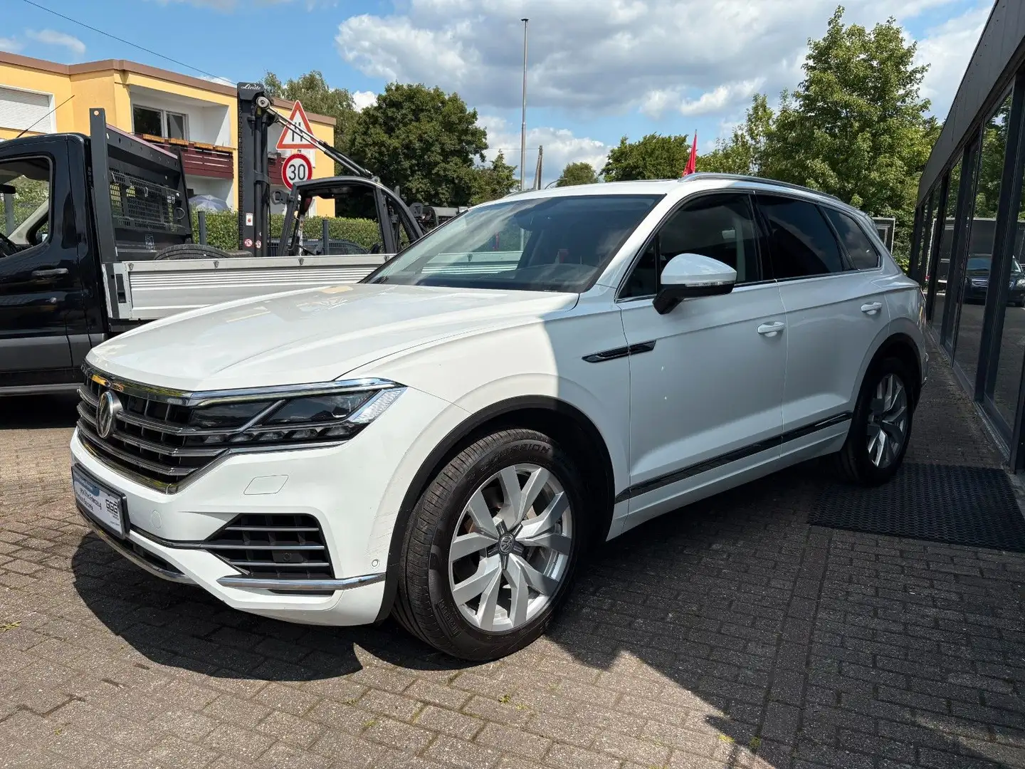 Volkswagen Touareg Dynaudio,AHK,Panodach,Mietkauf möglich Blanc - 2