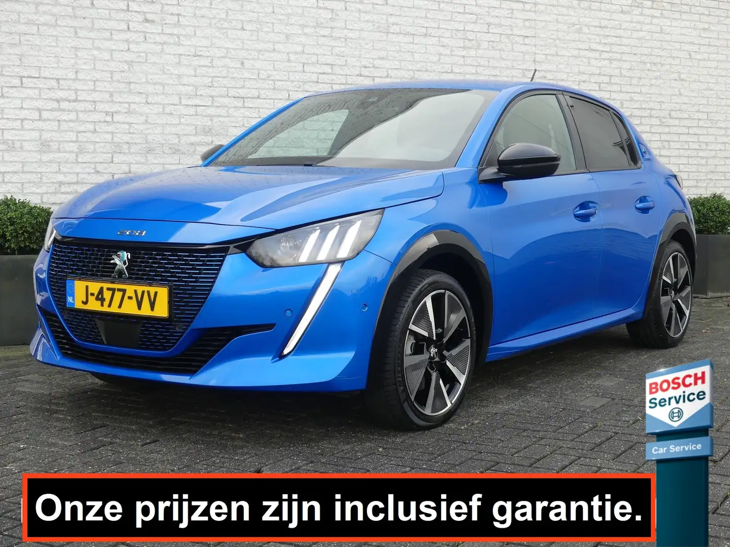 Peugeot e-208 EV 50kWh 136PK 3-FASE GT-LINE NAVI/CAMERA/I-COCKPI Blauw - 1