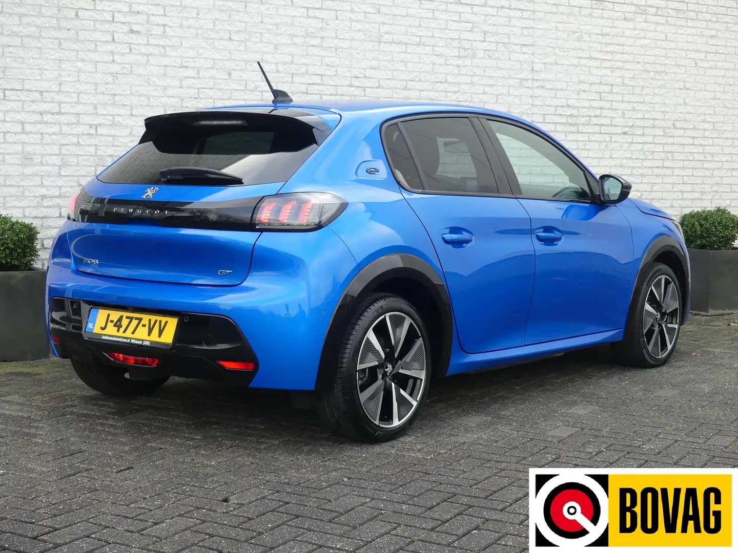 Peugeot e-208 EV 50kWh 136PK 3-FASE GT-LINE NAVI/CAMERA/I-COCKPI Blauw - 2