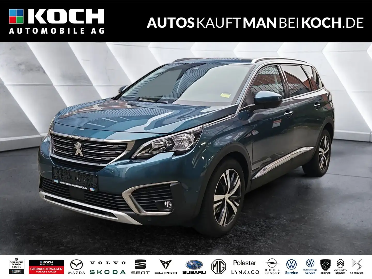 Peugeot 5008 PureTech 130 Allure PANO NAVI LEDER VIRTUAL Grün - 1