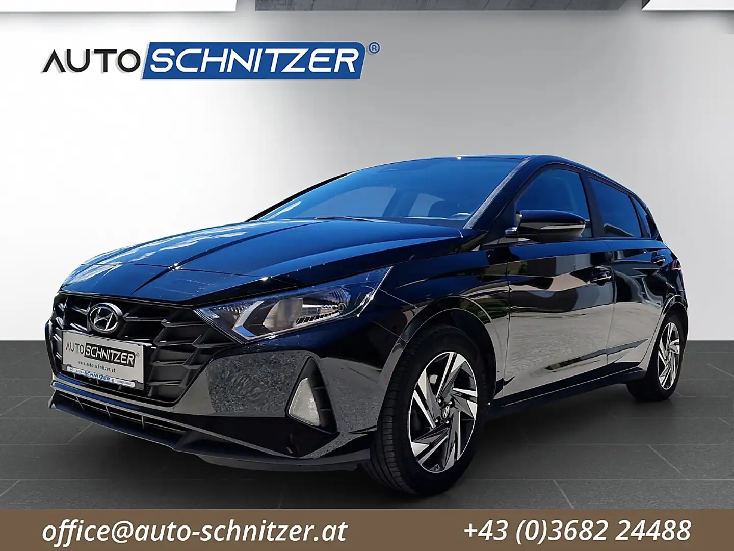 Hyundai i20 1,2 MPI i-Line Plus Schwarz - 1