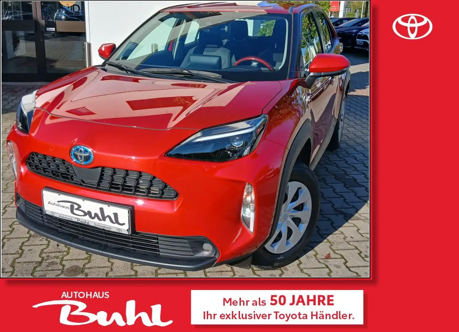 Toyota Yaris Cross Hybrid 1.5 VVT-i Business Edition m. NAVI+Sitzheiz Rojo - 1