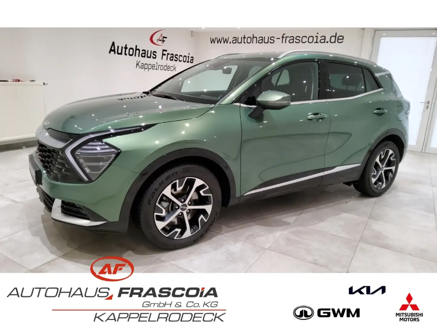 Kia Sportage Spirit 1.6T 48V 2WD Navi PDC LED SHZ Rückfahrkam. Grün - 1