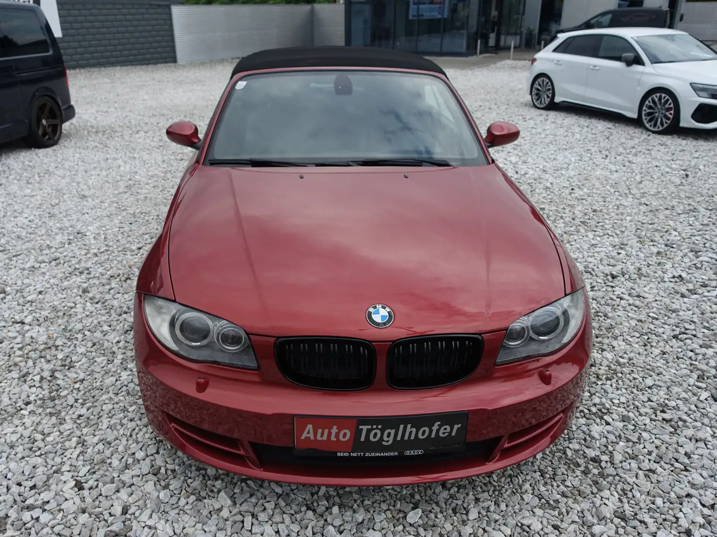 BMW 120 i-Cabrio mit nur 52.800 KM, BMW-Serviceheft!! Rot - 2