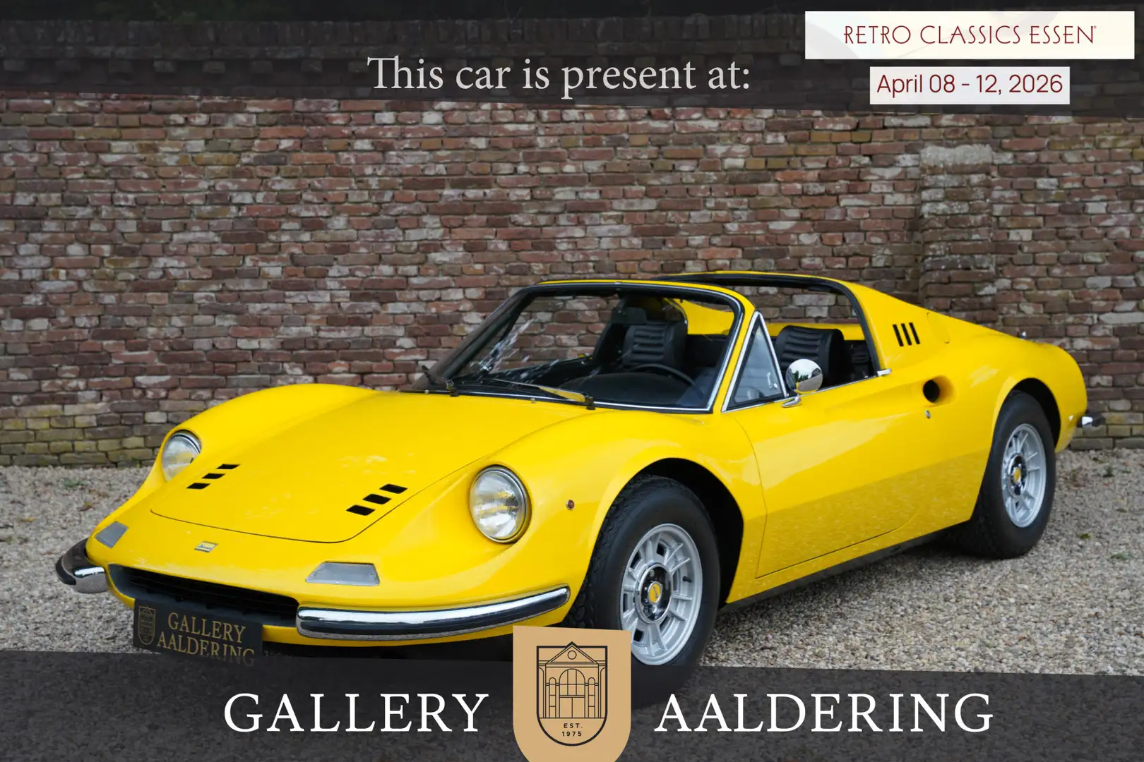 Ferrari 246 GTS Dino "One of 401 European-delivered " Restored Amarillo - 1